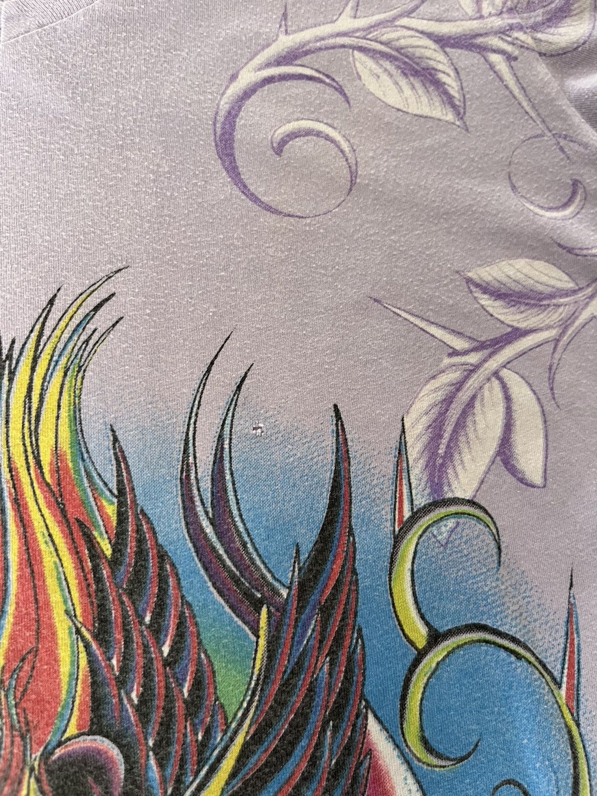 Ed Hardy Vintage Christian Audigier Women’s Tattoo Print T-Shirt Size S / US 4 / IT 40 - 6 Thumbnail