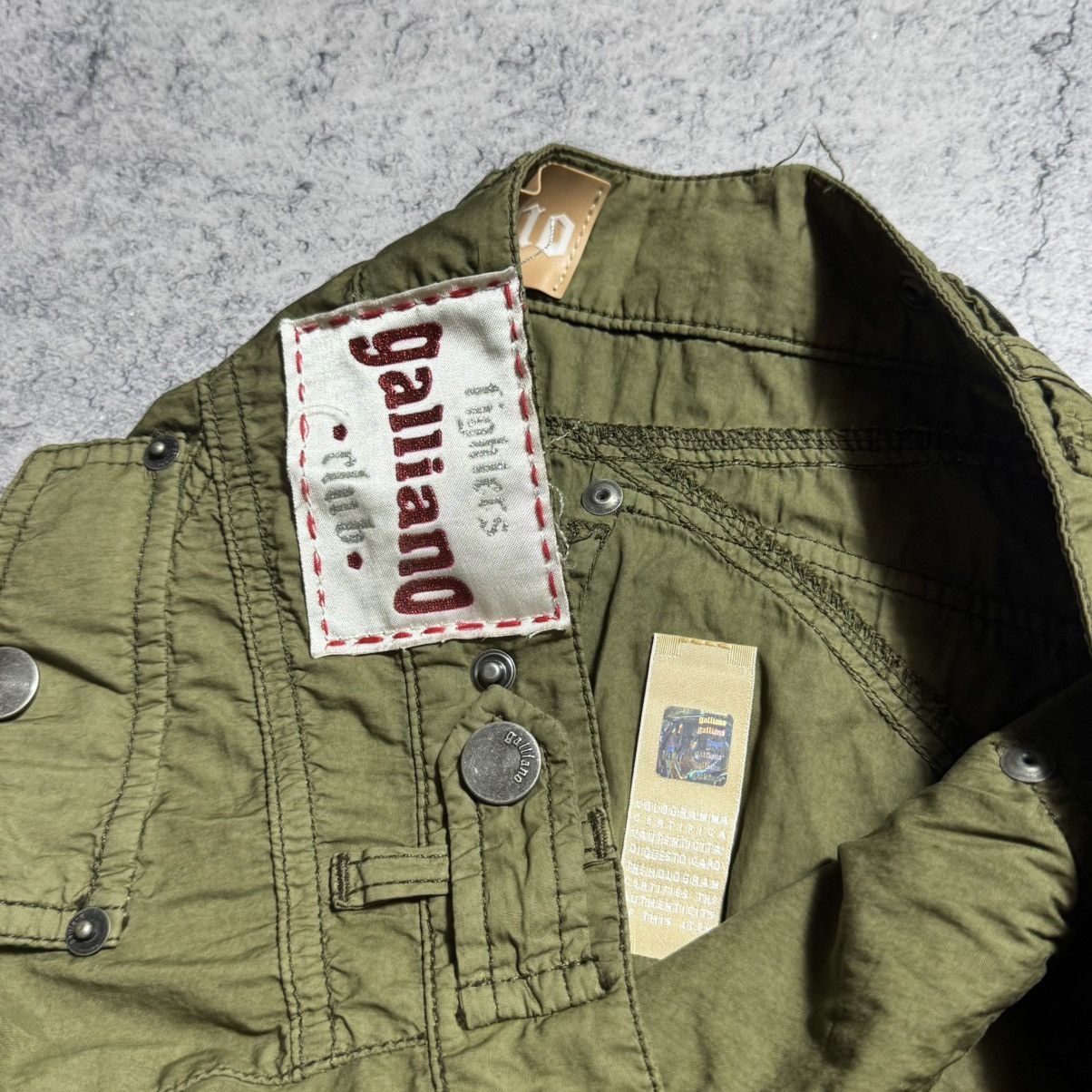 John Galliano NEW Galliano Rare Fighters Club Cargo Pants Size 24" / US 00 / IT 34 - 10 Thumbnail