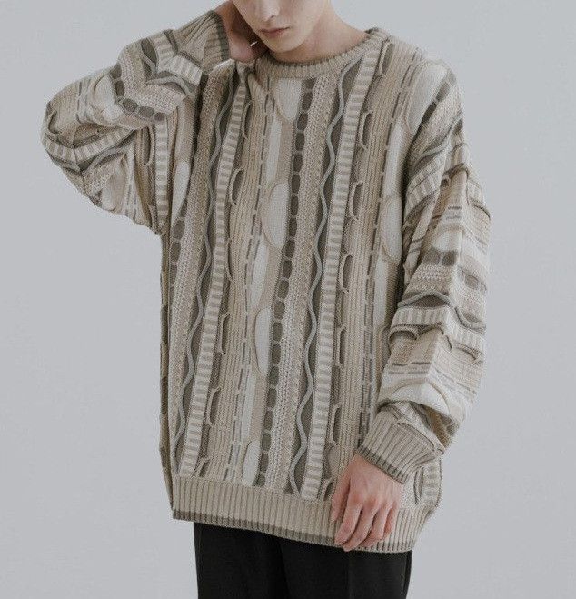Vintage 80s Montechiaro COOGI Style Italian Sweater Tundra Style Size US L / EU 52-54 / 3 - 11 Thumbnail