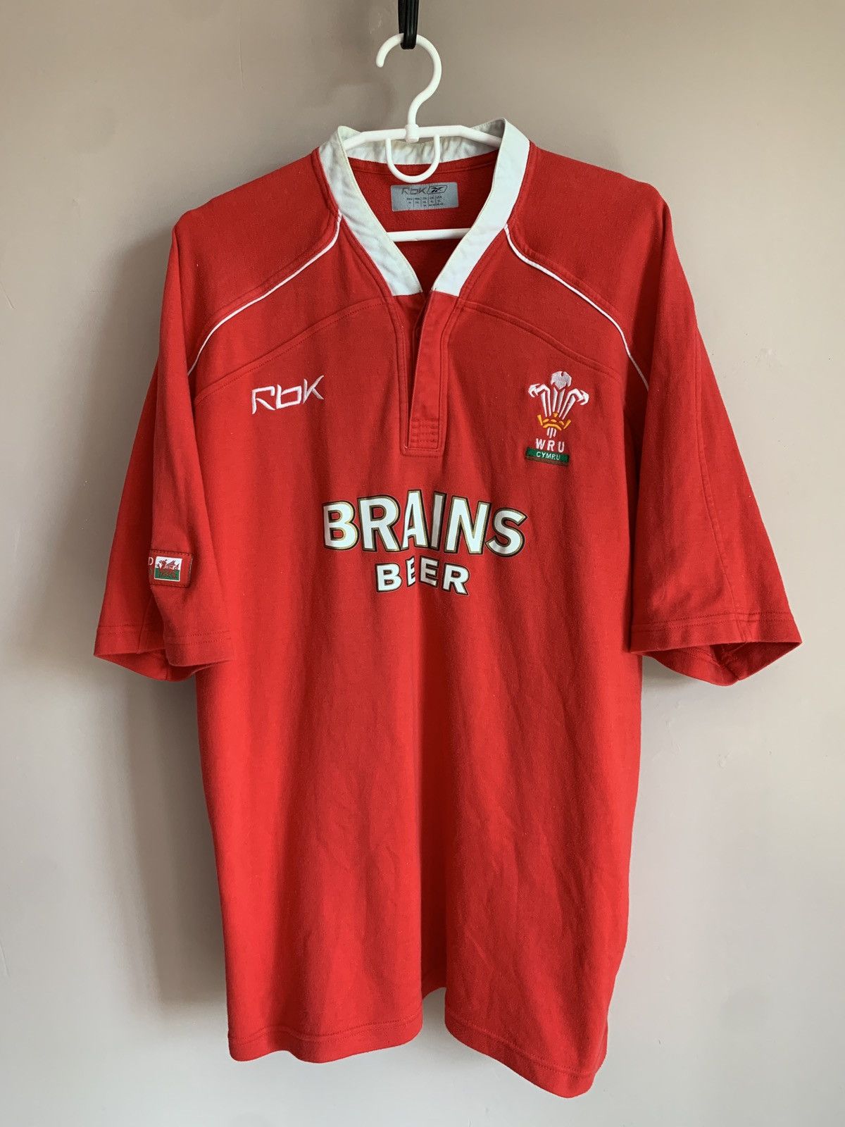 Reebok Wales 2005 Home Rugby Union Shirt Reebok Retro Jersey Sz XL Size US XL / EU 56 / 4 - 1 Thumbnail