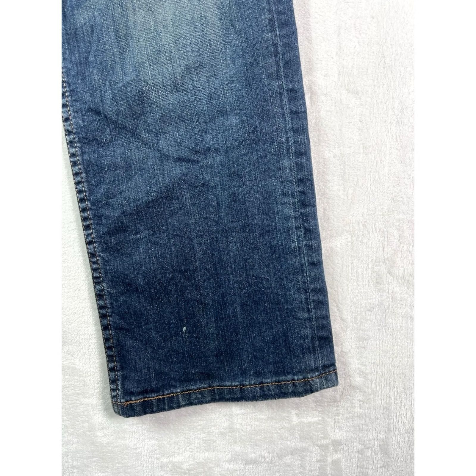 Levi's VINTAGE Levi's 514 Jeans Men Regular 34x30 Blue Dark Wash Denim Straight 90s Logo USA Size US 34 / EU 50 - 4 Thumbnail