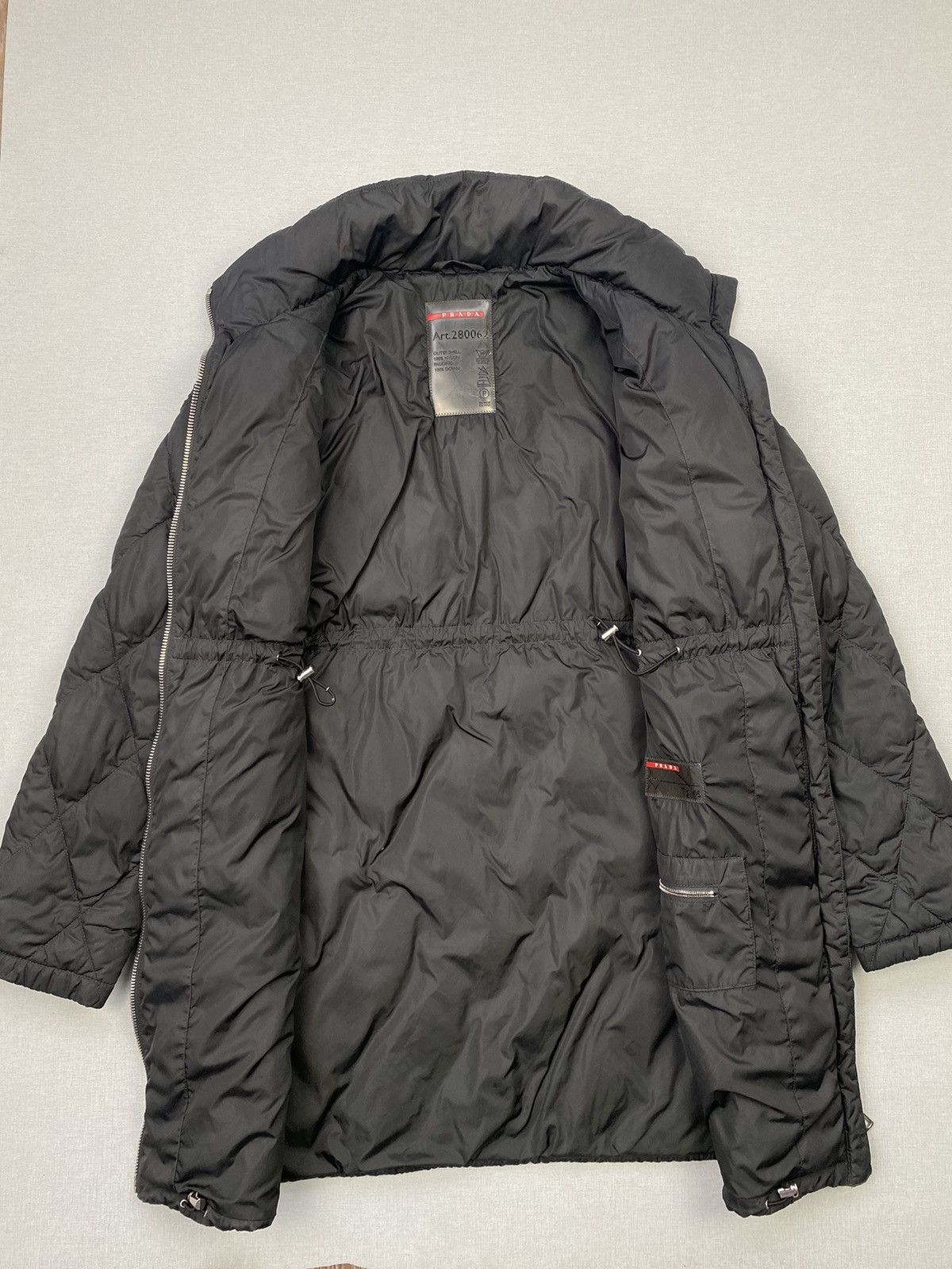 Prada Women’s PRADA Down Long Jacket size 46 Size L / US 10 / IT 46 - 7 Thumbnail