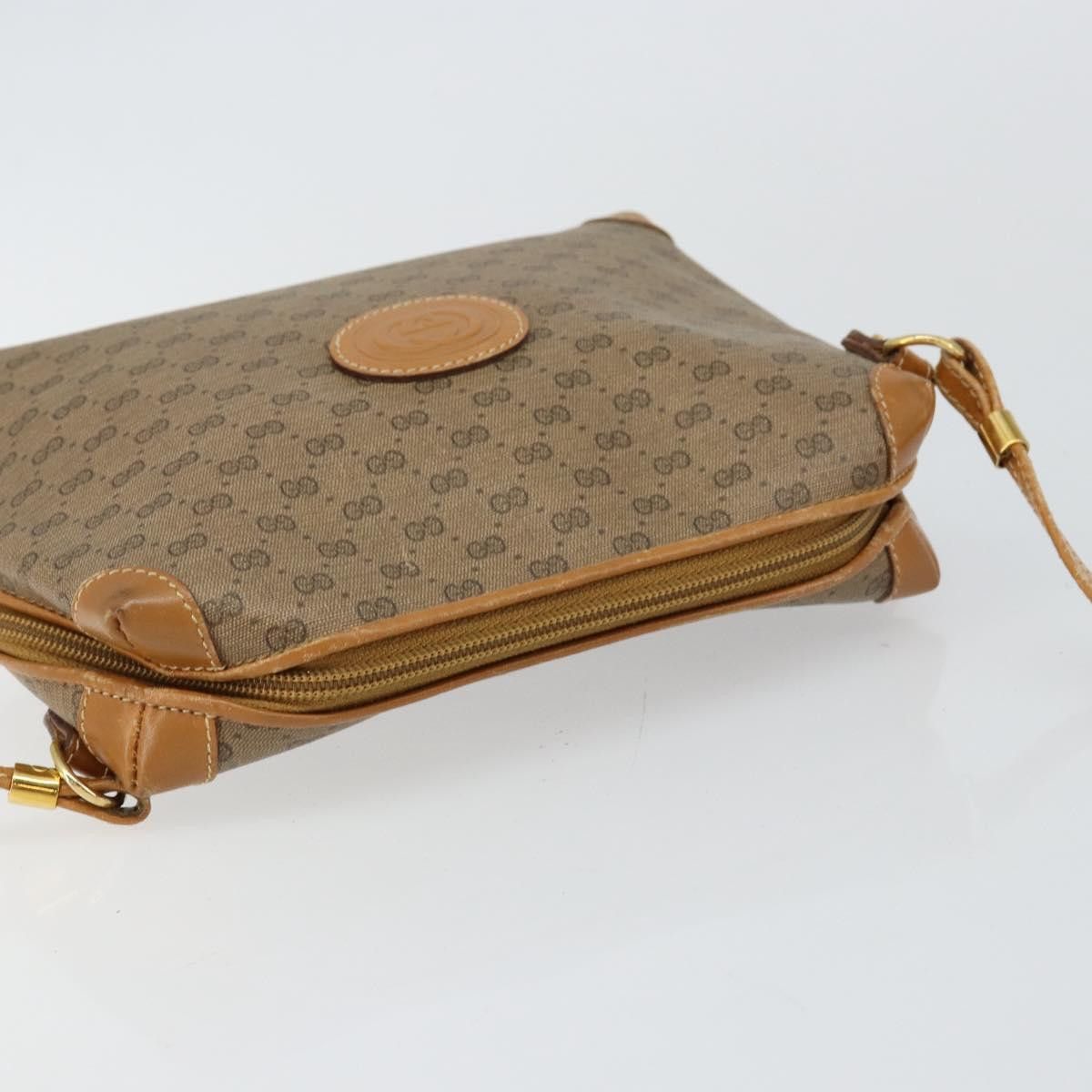 Gucci GUCCI Micro GG Canvas Shoulder Bag Pvc Leather Brown Size ONE SIZE - 6 Thumbnail