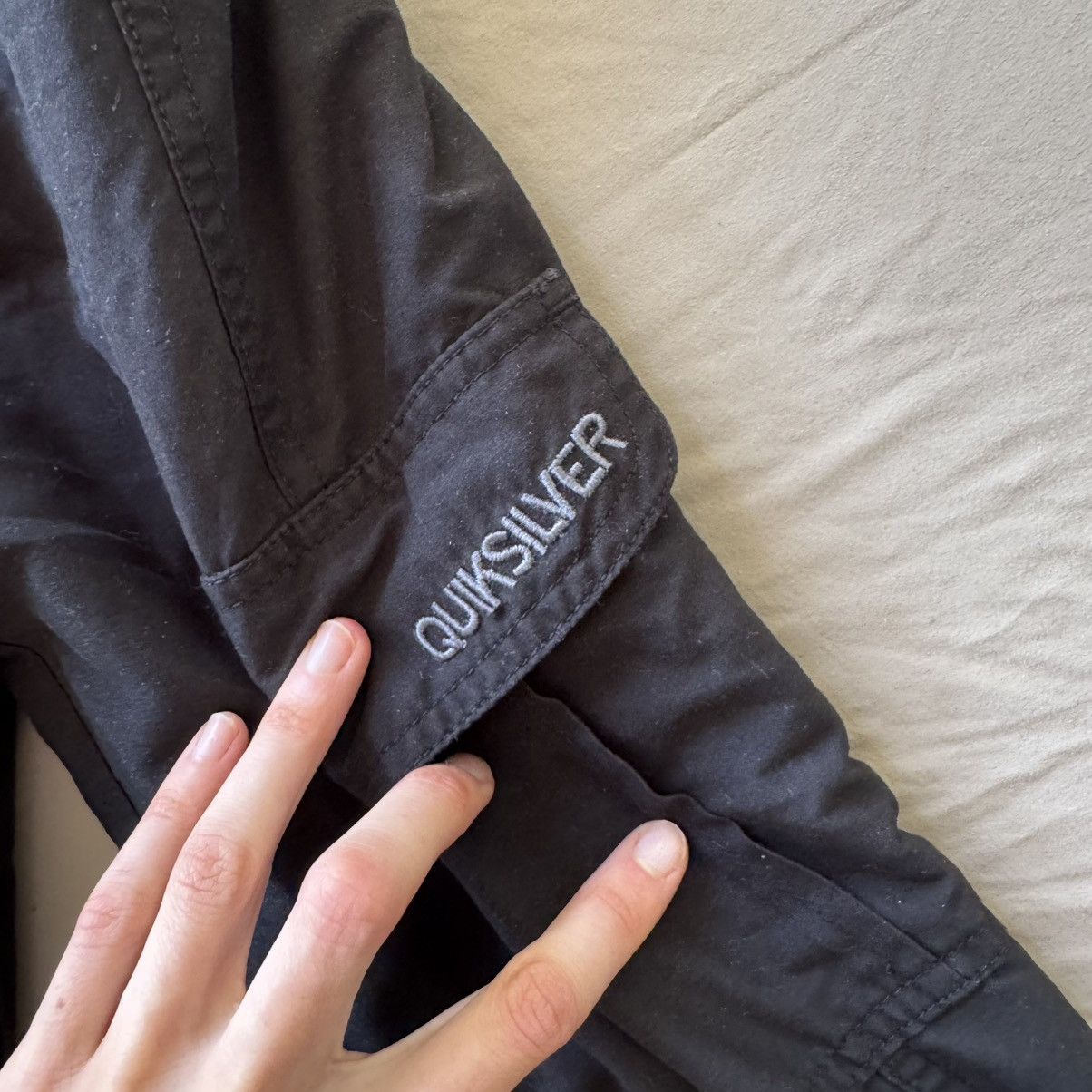 Quiksilver Cyber Y2K Quiksilver Lined Cargo Pants Size 26" / US 2 / IT 38 - 5 Thumbnail