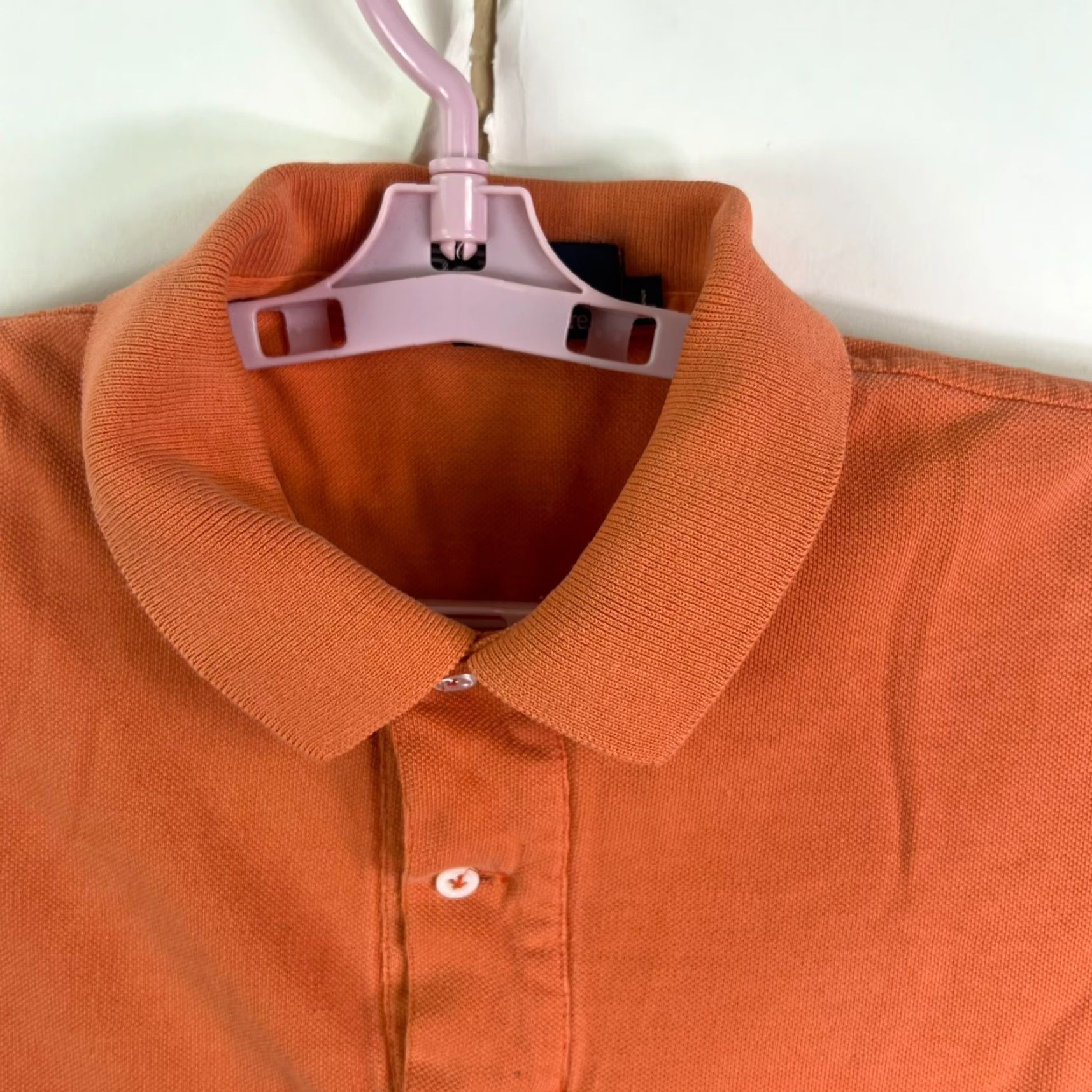 Ralph Lauren Ralph Lauren Polo Golf Shirt Mens L Orange USA Made Short Sleeve Polo Shirt Size US L / EU 52-54 / 3 - 4 Thumbnail