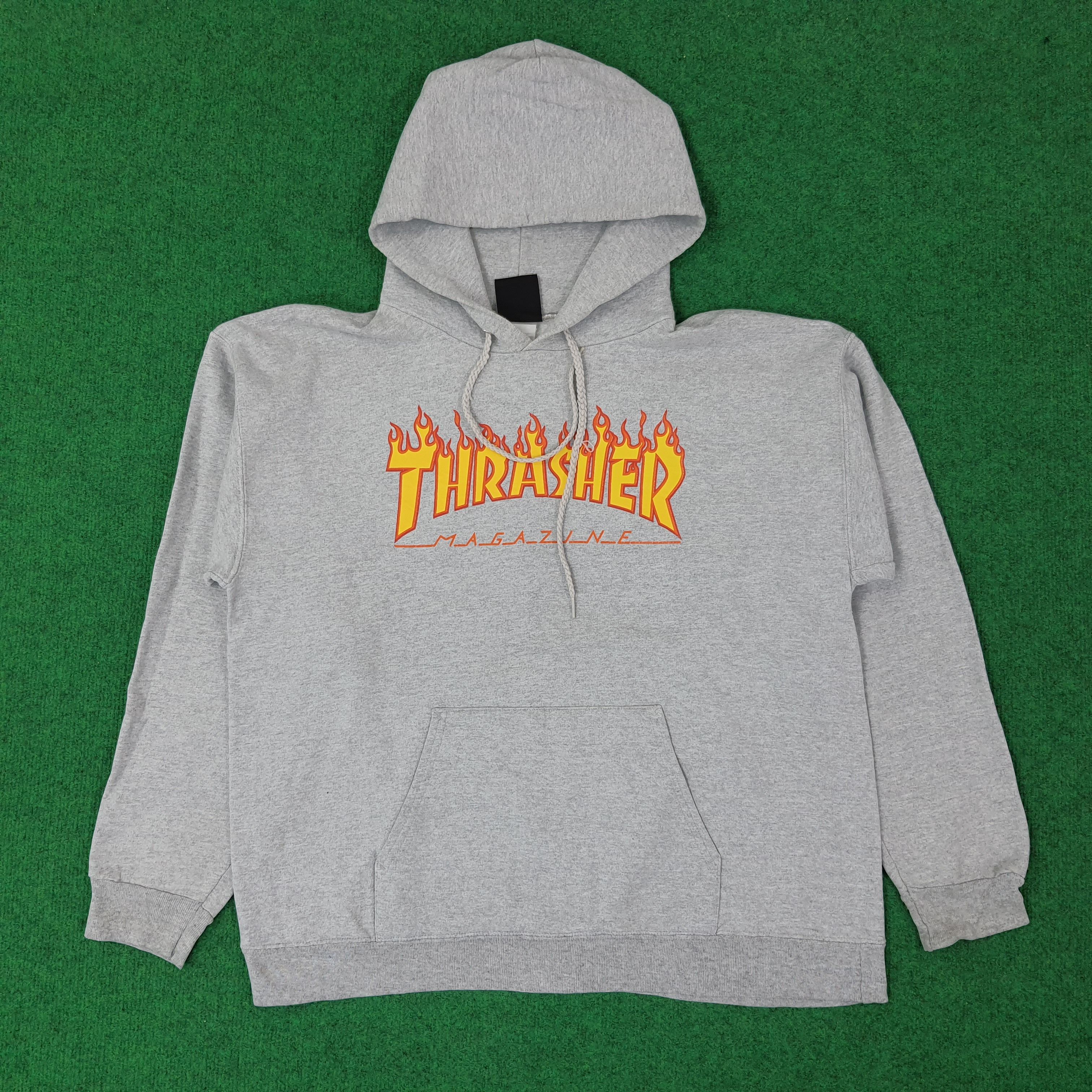 Thrasher Vintage Thrasher Magazine Skatewear Hoodie C243N10 Size US M / EU 48-50 / 2 - 1 Thumbnail
