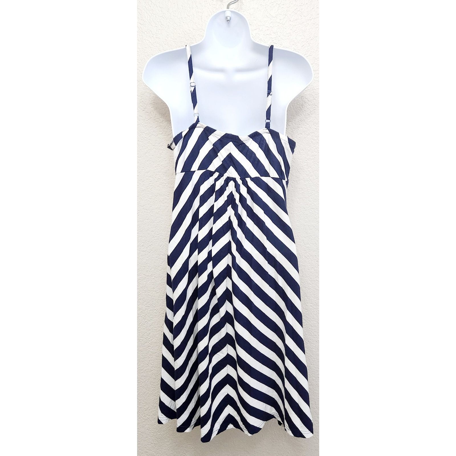 Old Navy Old Navy Maternity Blue White Stripe Crisscross Dress Small Size S / US 4 / IT 40 - 3 Thumbnail
