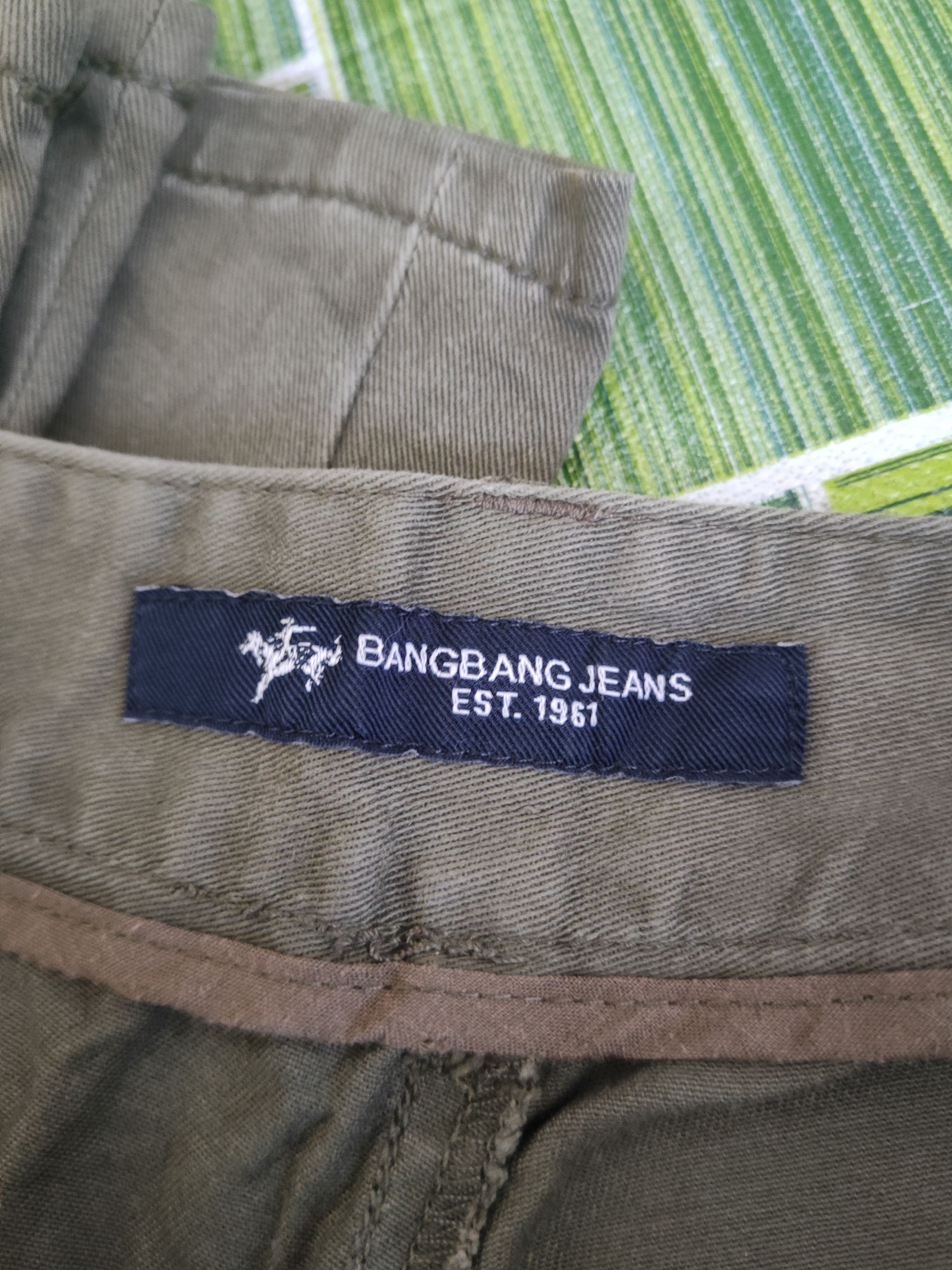 Japanese Brand DL Bangbang Olive Multipocket Tactical Cargo Pants #1771 Size 29" - 14 Thumbnail