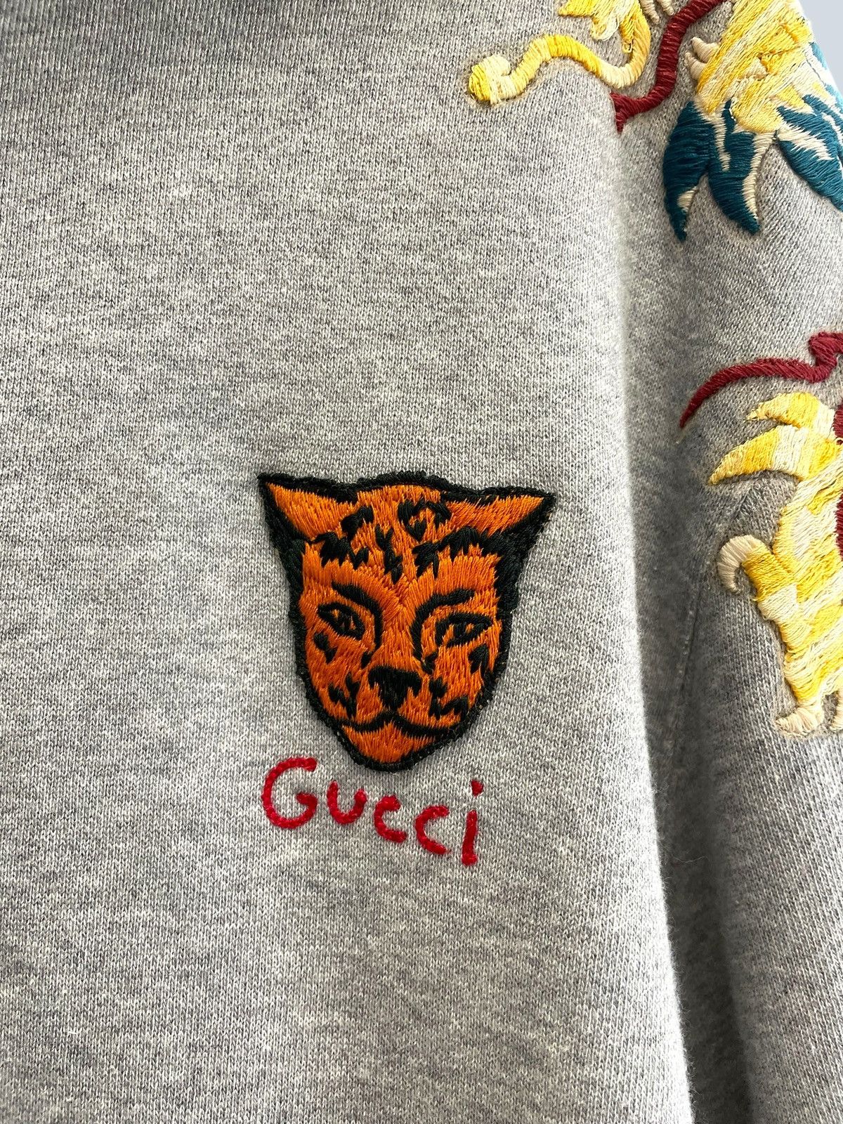 Gucci Gucci zip sweatshirt with hood and dragon embroidery, M. Size US M / EU 48-50 / 2 - 11 Thumbnail