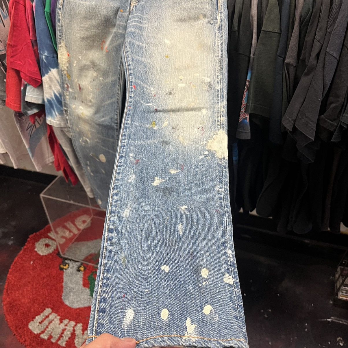 Kapital Kapital Painter Pants Japanese Denim Blue Made In Japan Size US 31 - 4 Thumbnail