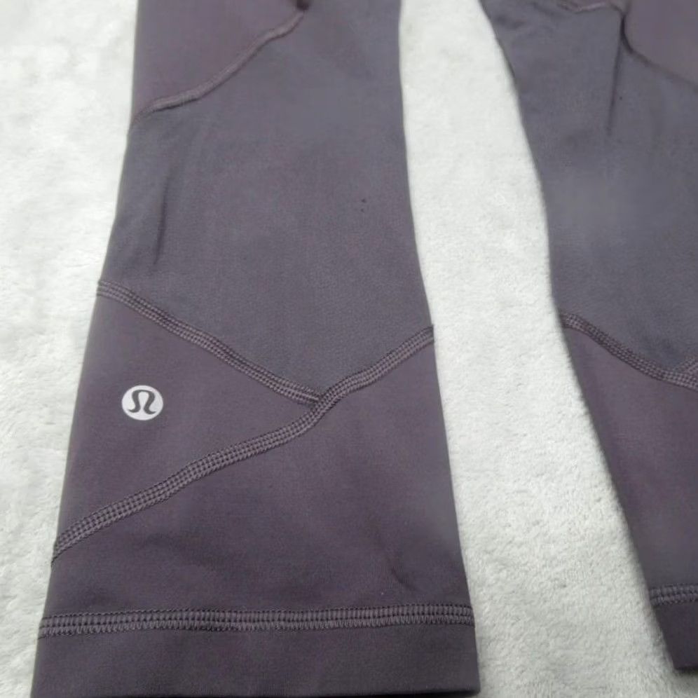 Lululemon Lululemon Legging Womens 4 Purple Pace Rival Crop Stash Pocket Pull on Size 27" / US 4 / IT 40 - 6 Thumbnail