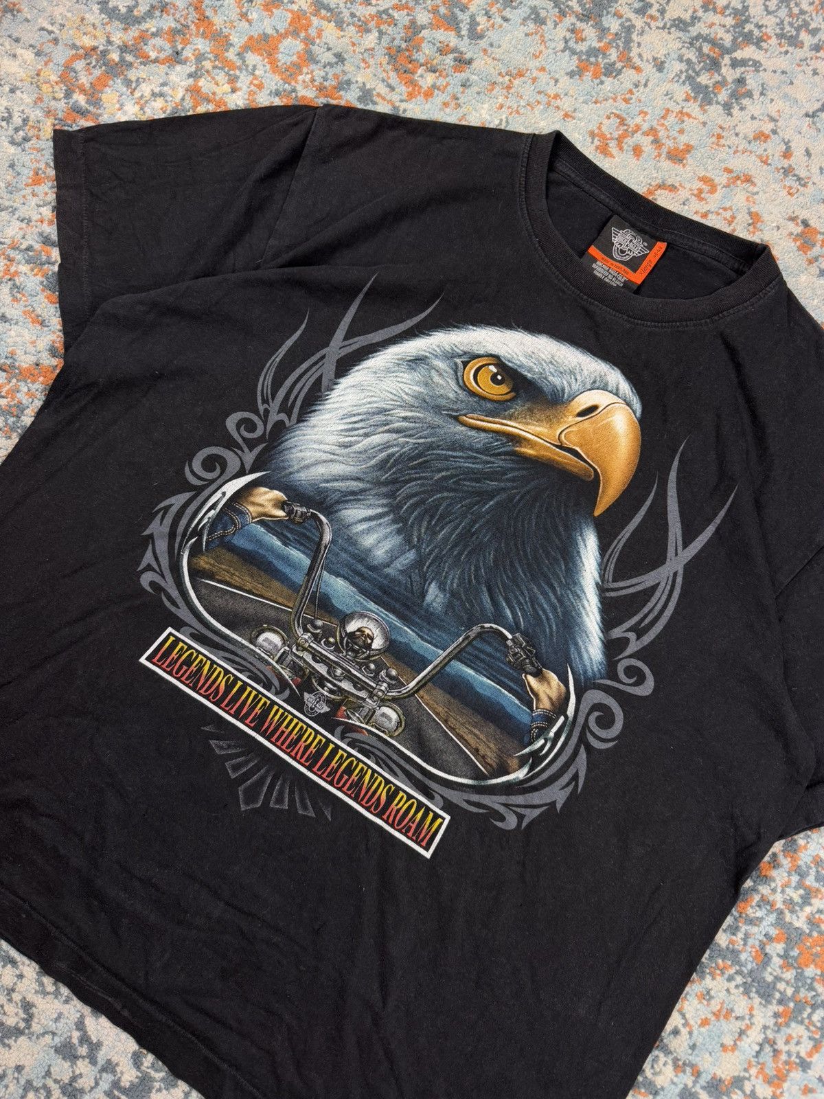 Vintage × West Coast Choppers Vintage y2k Chopper tribal bald eagle graphic tee Size US XL / EU 56 / 4 - 5 Thumbnail
