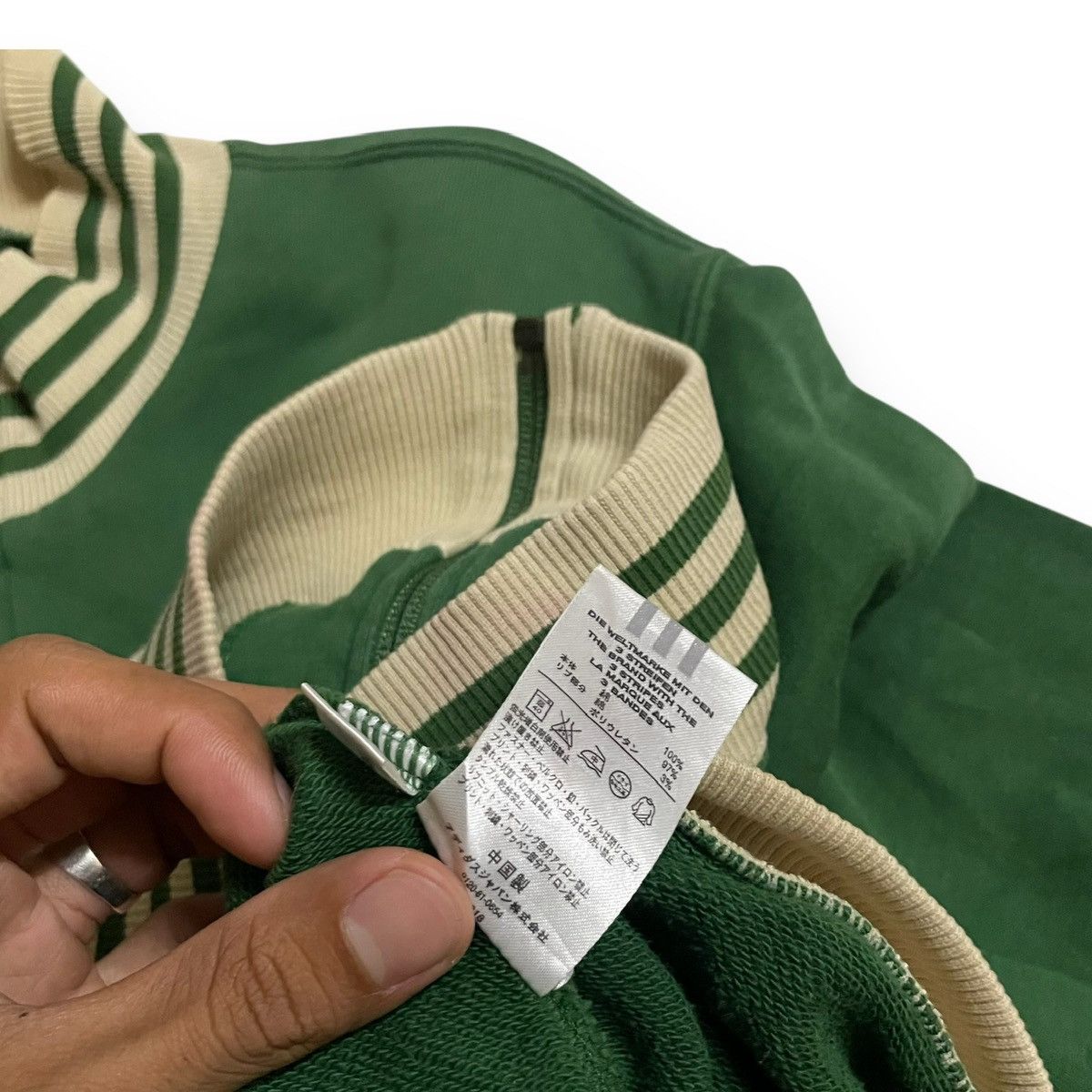 Adidas Vintage Adidas Zipper Retro Vibe Colourway Trademark Size US M / EU 48-50 / 2 - 13 Thumbnail