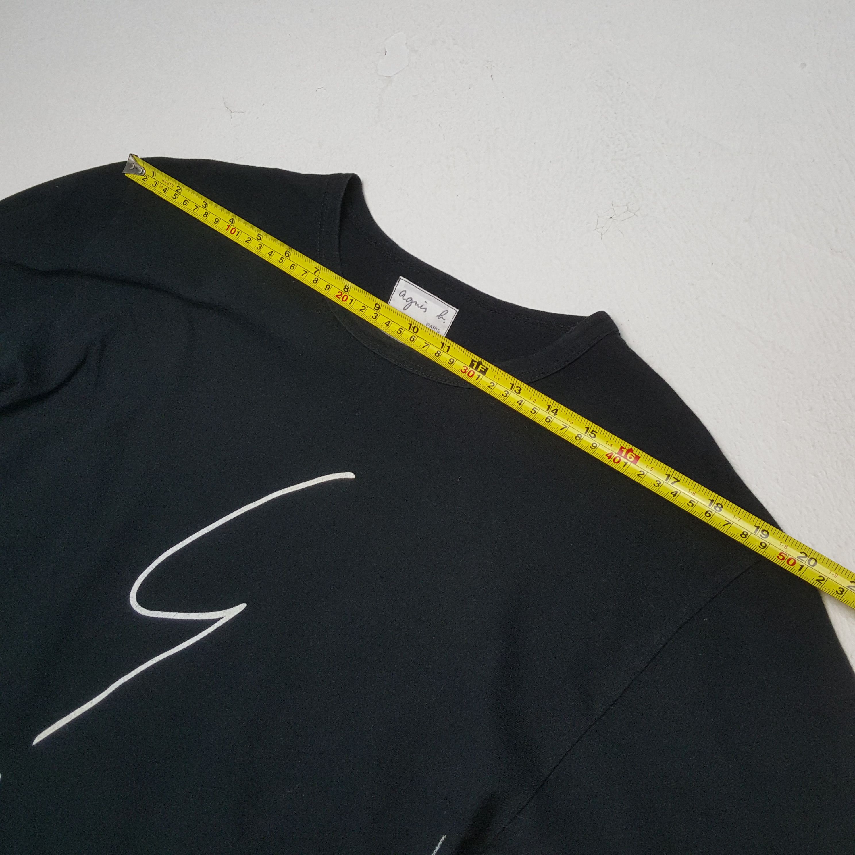 Designer × Vintage × agnes b. AGNES B Fashion Designer Tshirt Long Sleeve Size US M / EU 48-50 / 2 - 4 Thumbnail