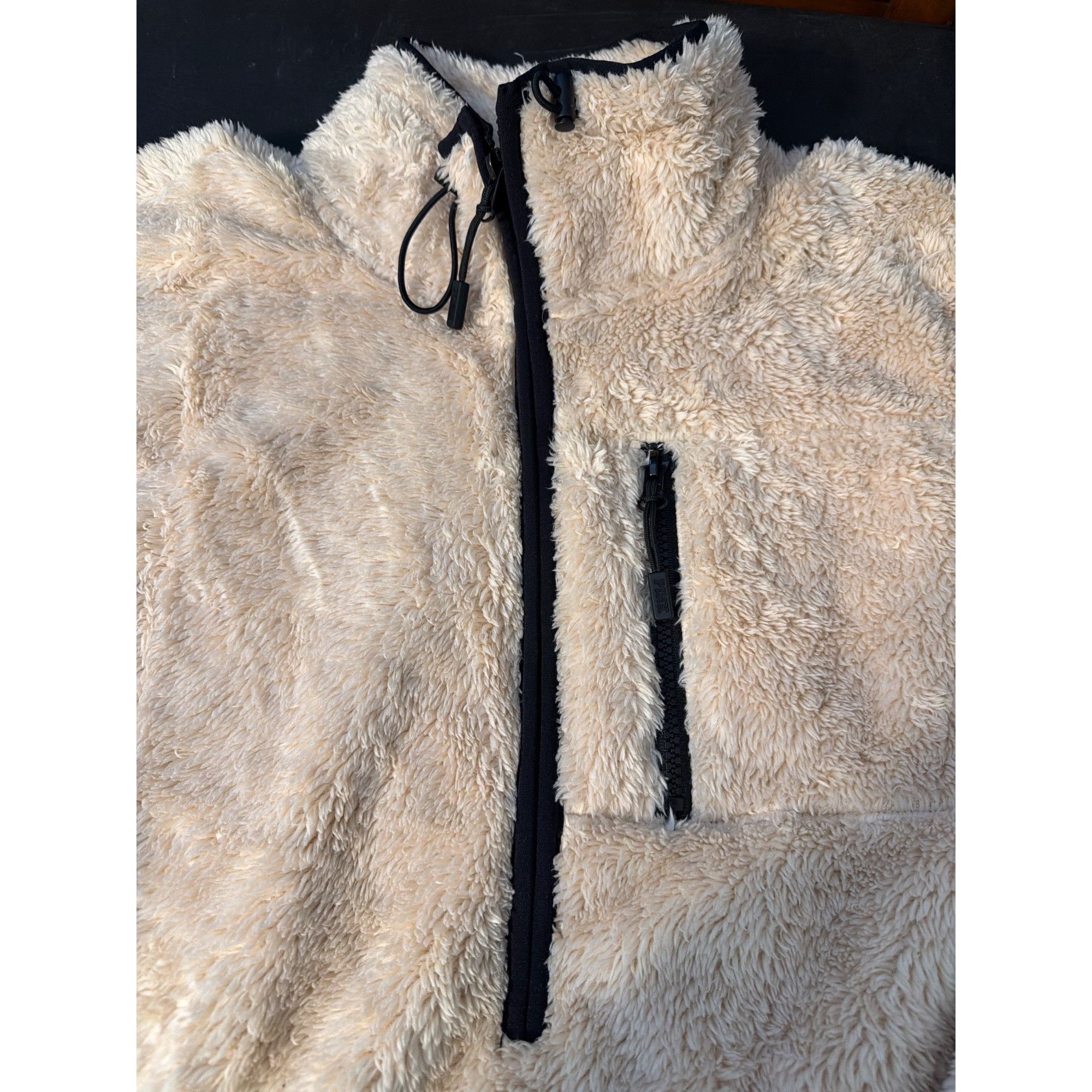 Victoria's Secret Victorias Secret Pink Beige Sherpa Pullover Half Zip Kangaro Size XS / US 0-2 / IT 36-38 - 3 Thumbnail