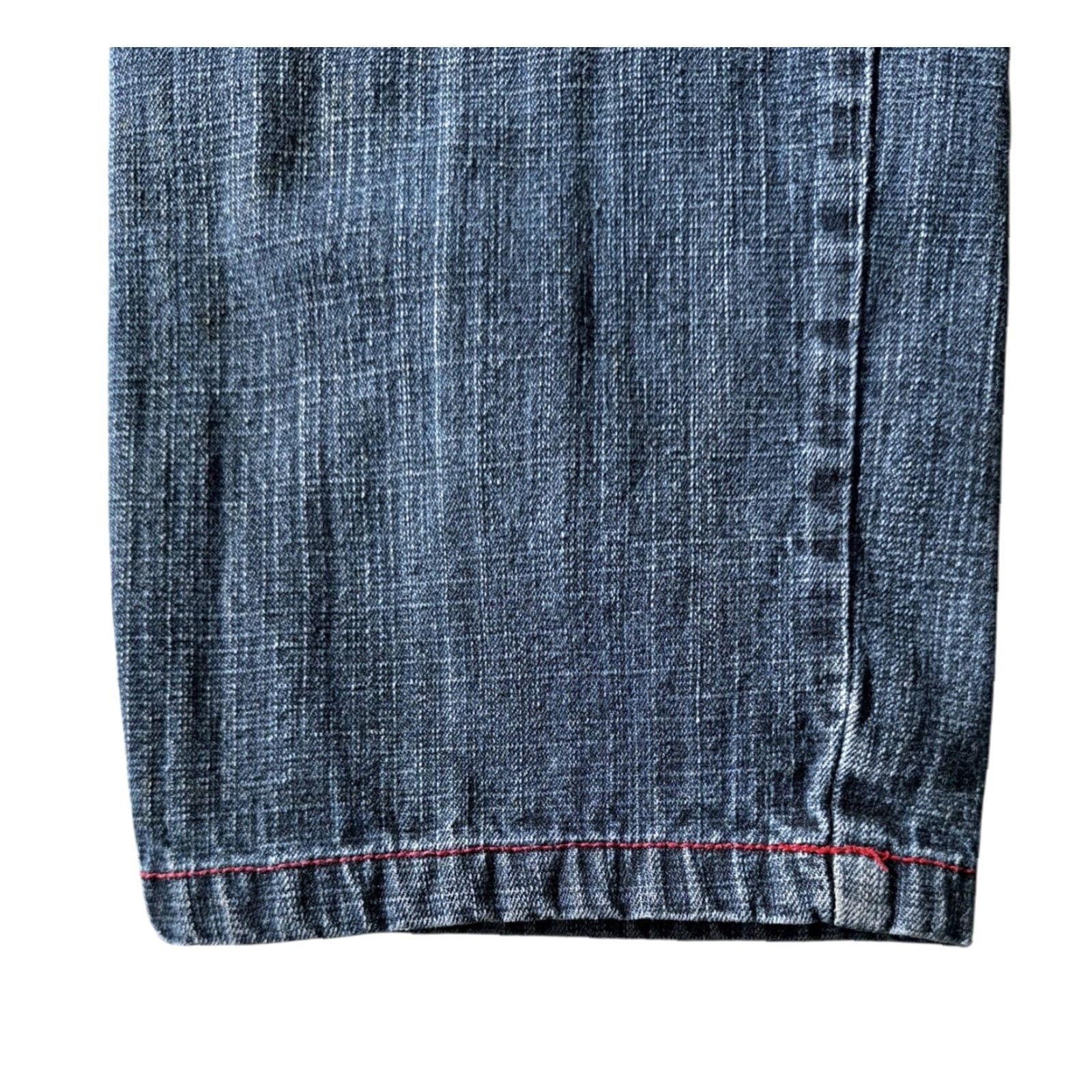 Southpole SouthPole Jeans Skater Grunge Wide-Leg Red Stitching 32x32 Y2K Baggy Streetwear Sz 32 Mens RARE Size US 32 / EU 48 - 7 Thumbnail