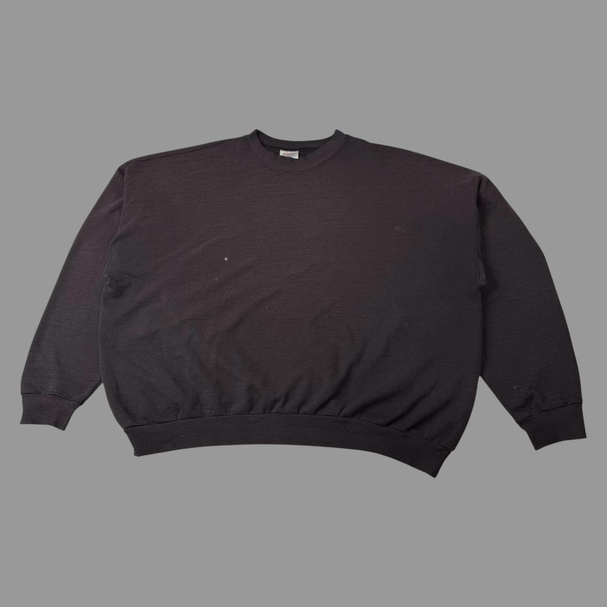 Hanes × Vintage Vintage faded black Hanes sweatshirt Size US XXL / EU 58 / 5 - 1 Thumbnail