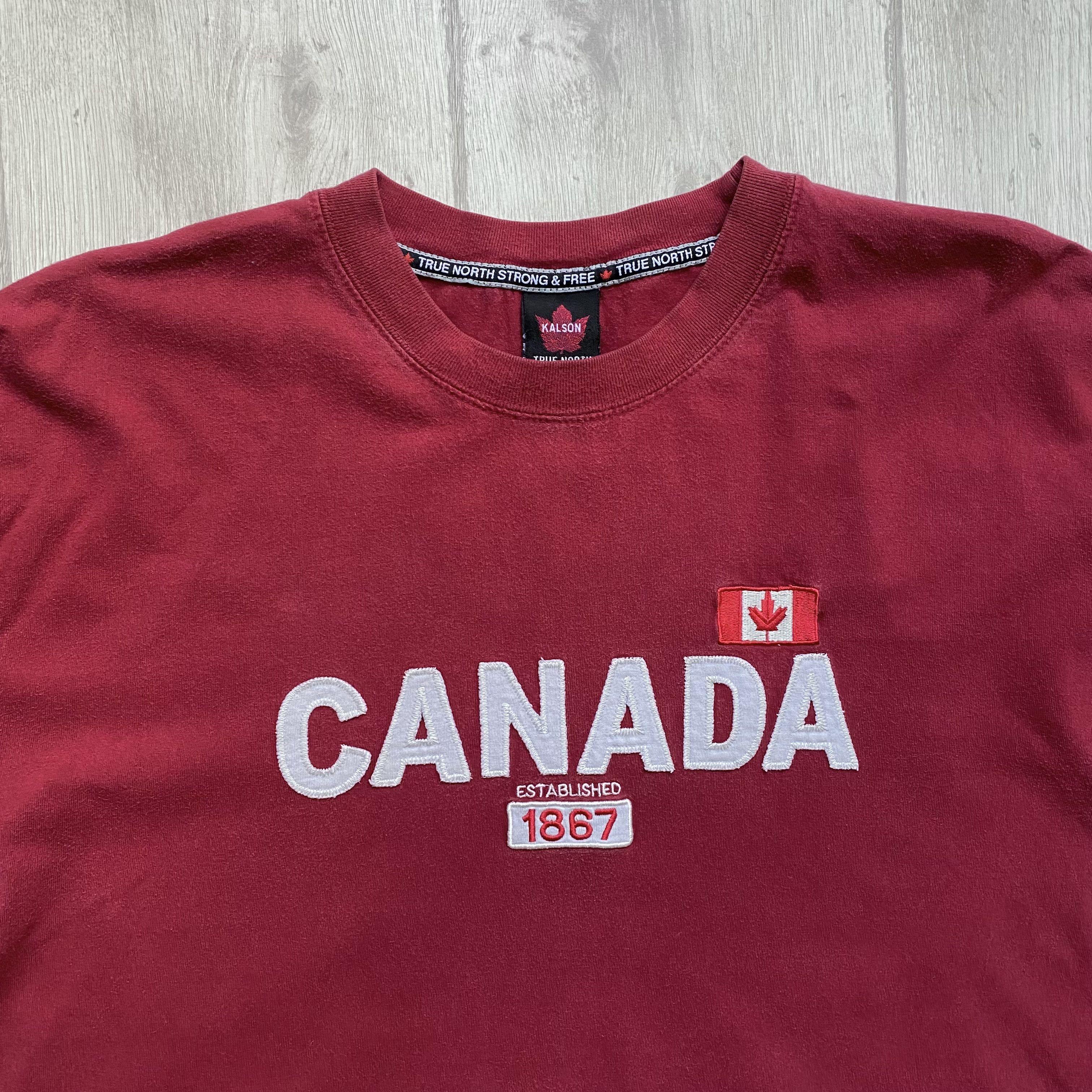 Umbro 🇨🇦 Vintage 90s Canada longsleeve Rugby Hockey Umbro Nike Size US L / EU 52-54 / 3 - 8 Thumbnail
