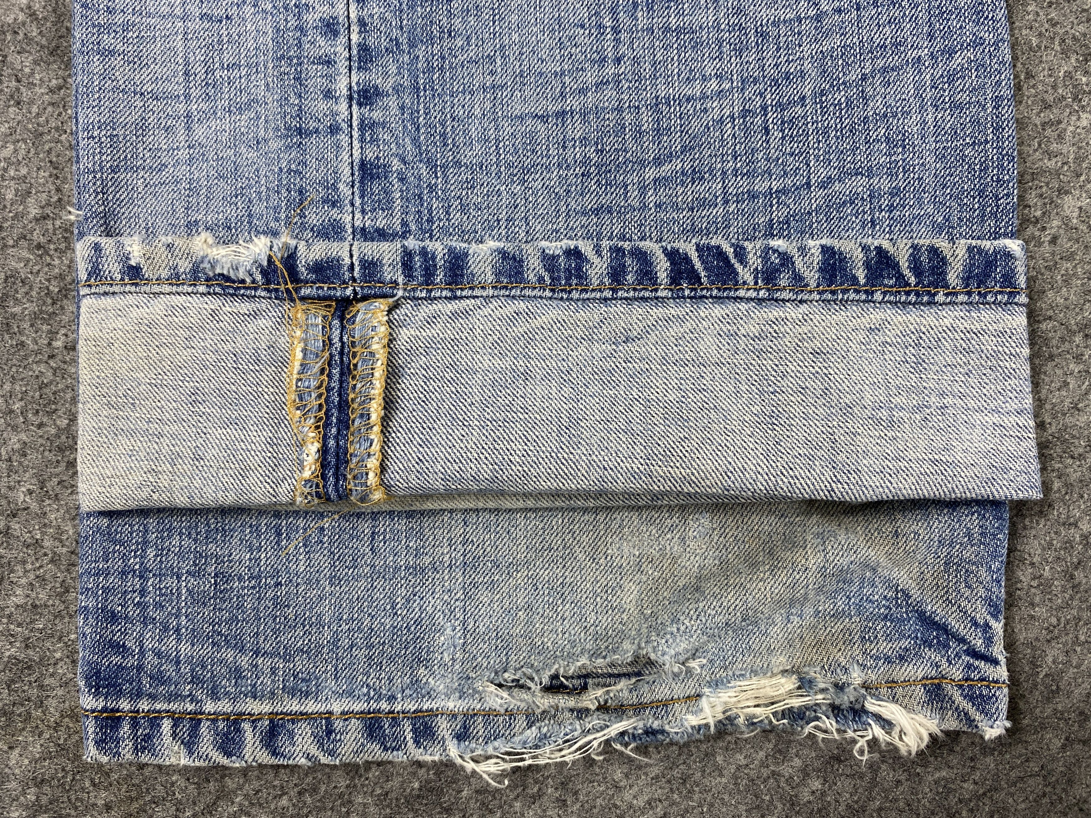 Japanese Brand Distressed Blue Vintage Levi's 501 36x32.5 Denim -JN2359 Size US 36 / EU 52 - 11 Thumbnail