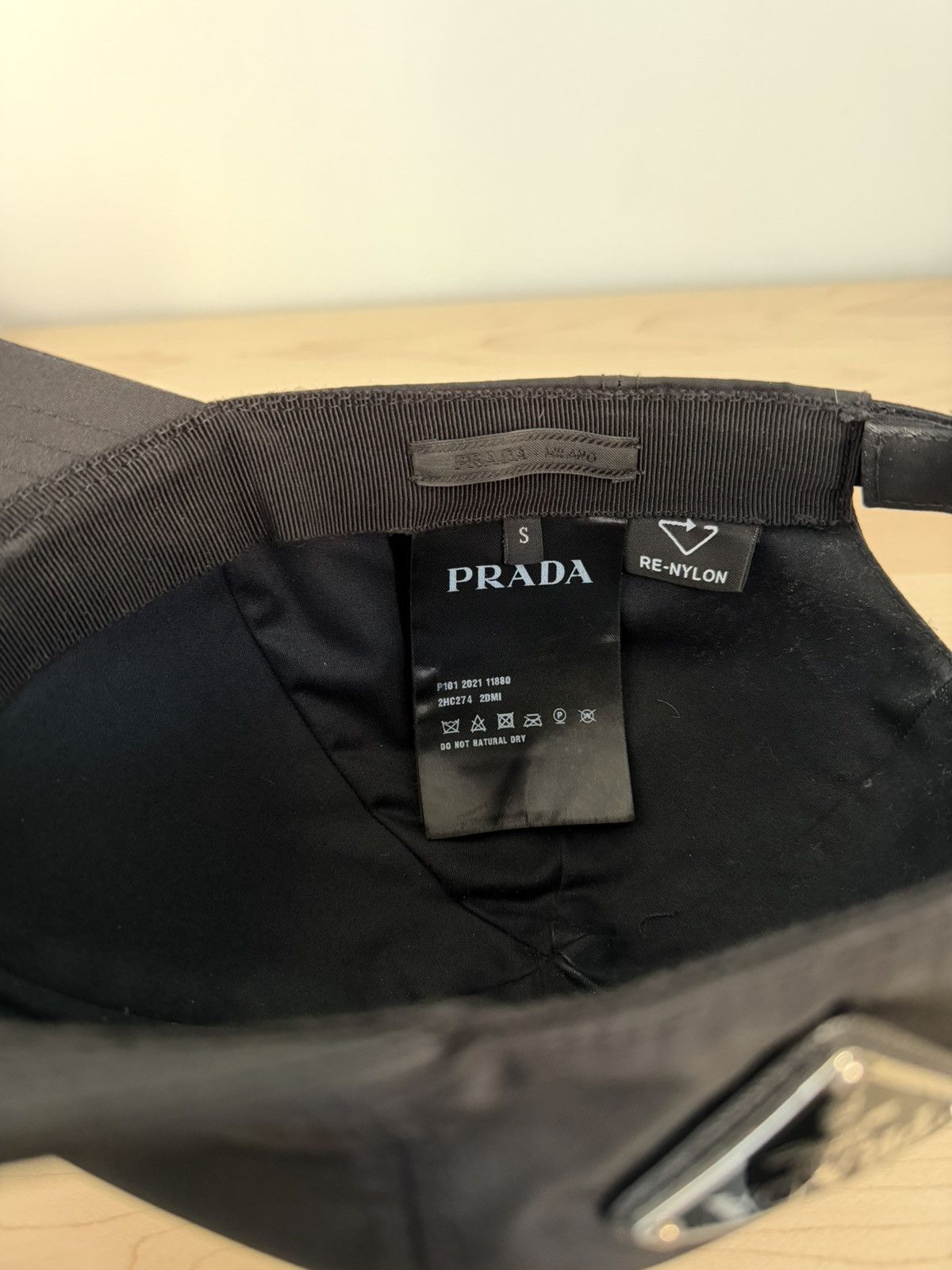 Prada Prada Re-Nylon Baseball Hat Size ONE SIZE - 3 Thumbnail