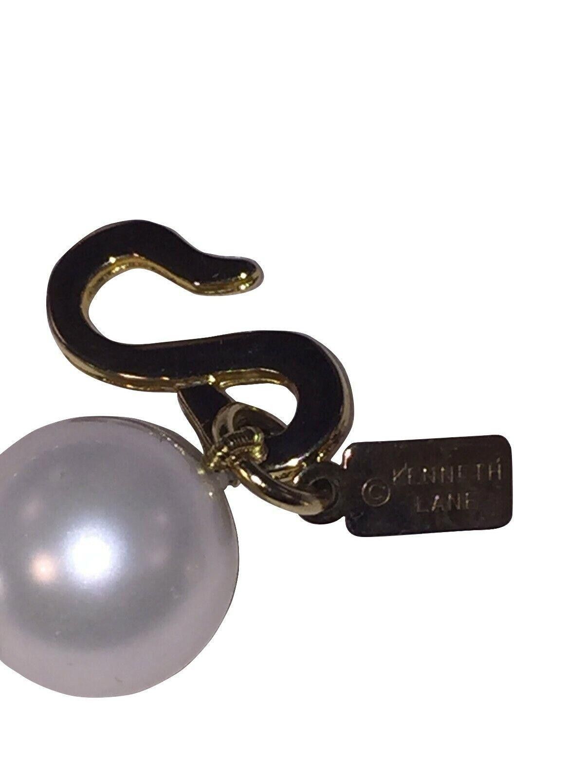 Designer Kenneth Lane Simulated South Sea Pearl Necklace Size ONE SIZE - 5 Thumbnail