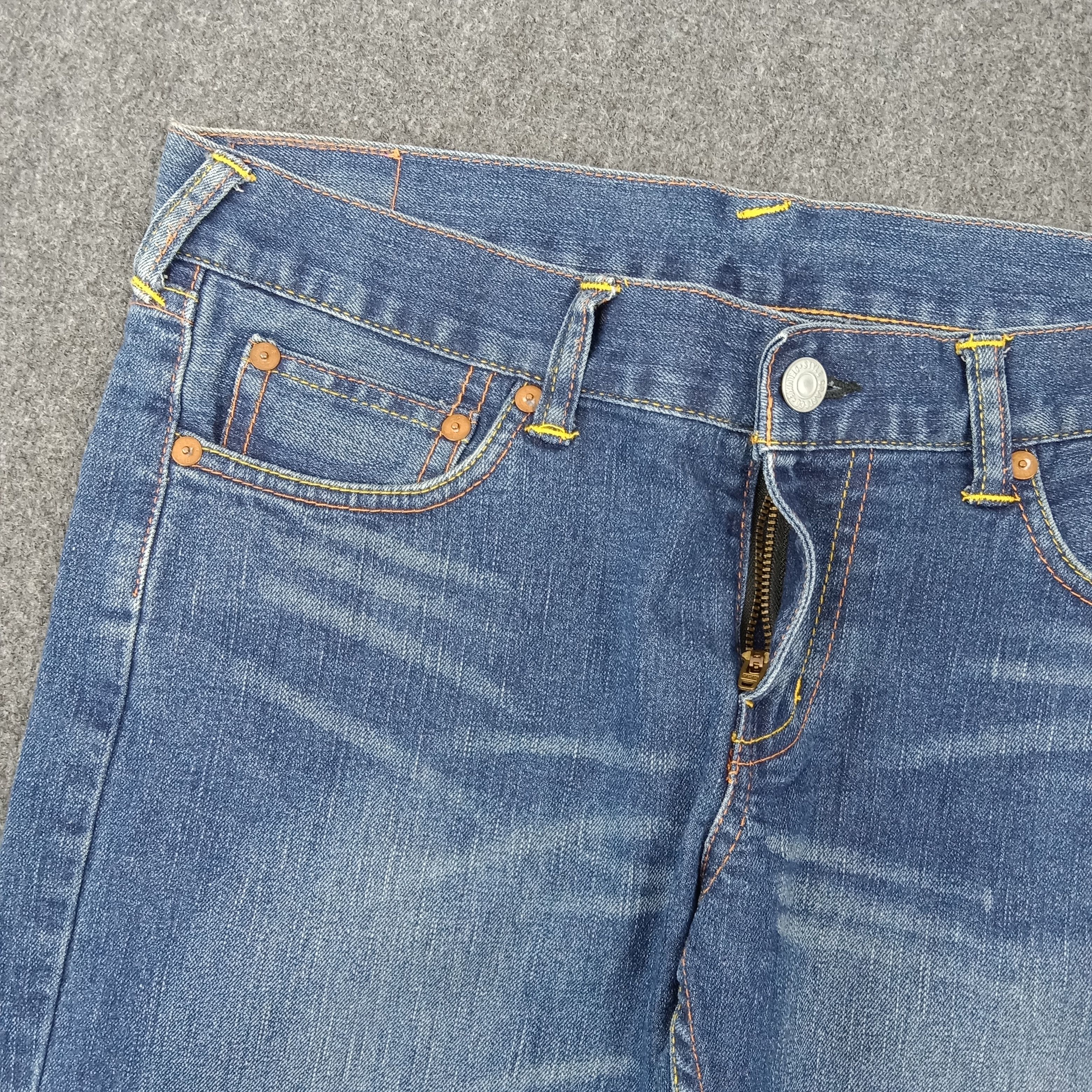 Japanese Brand × Vintage Evisu Japanese Brand Daicock Custom Art Denim Jeans Size 31" - 7 Thumbnail