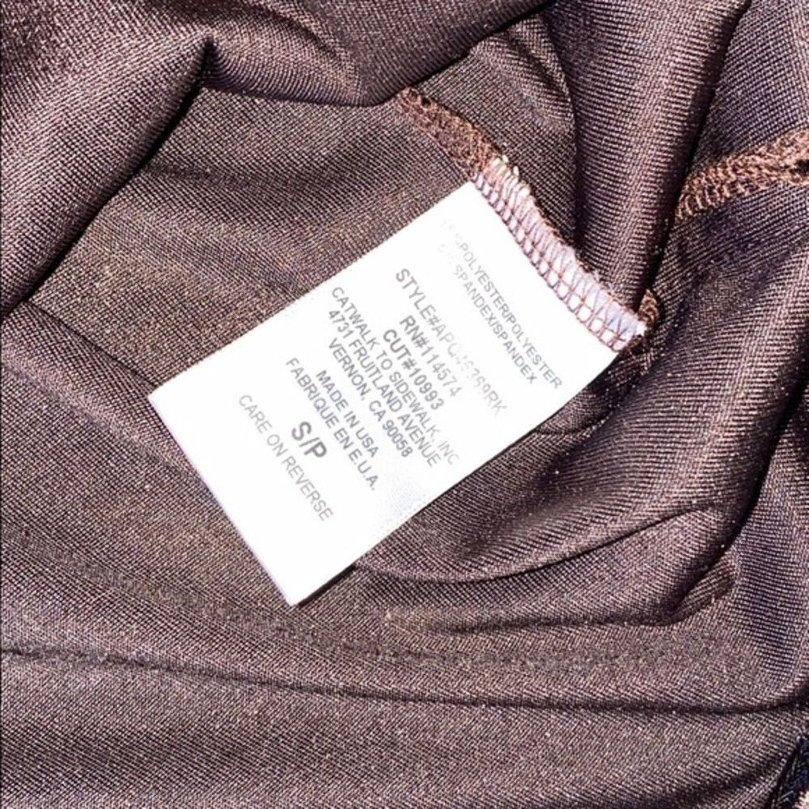 Other Ro&De Dark Brown Velvet V-Neck Tank Top | Sz S Size S / US 4 / IT 40 - 6 Thumbnail