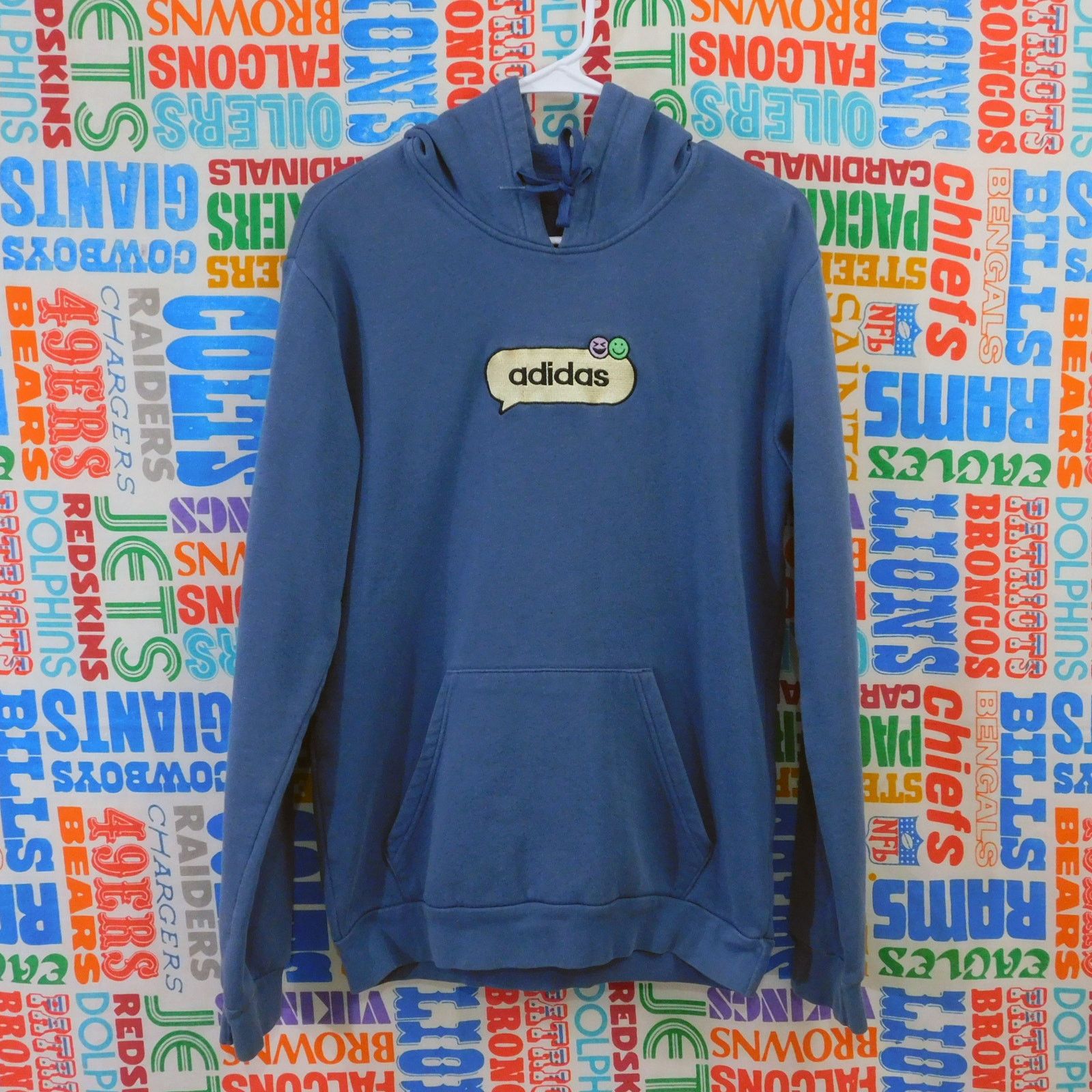 Adidas Adidas Pullover Hoodie Sz S Optimoticons HK6755 Wonder Steel Size US S / EU 44-46 / 1 - 1 Thumbnail