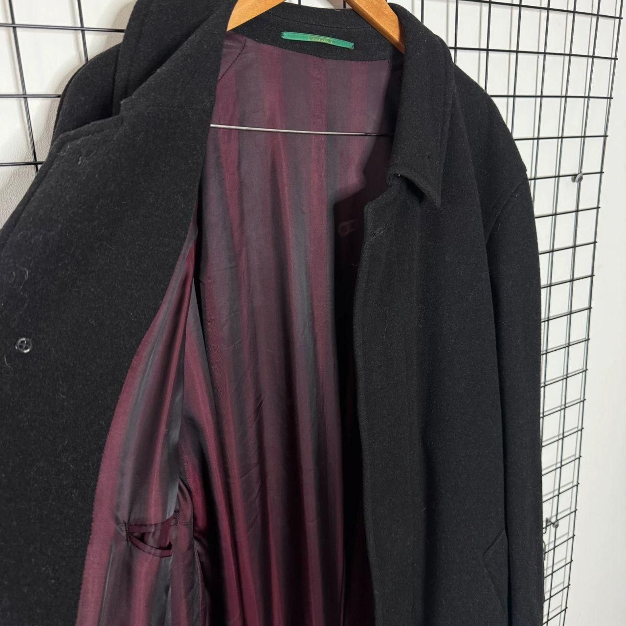 Vintage Vintage 90s Pure Wool Coat Trench Long Grey Size US M / EU 48-50 / 2 - 7 Thumbnail