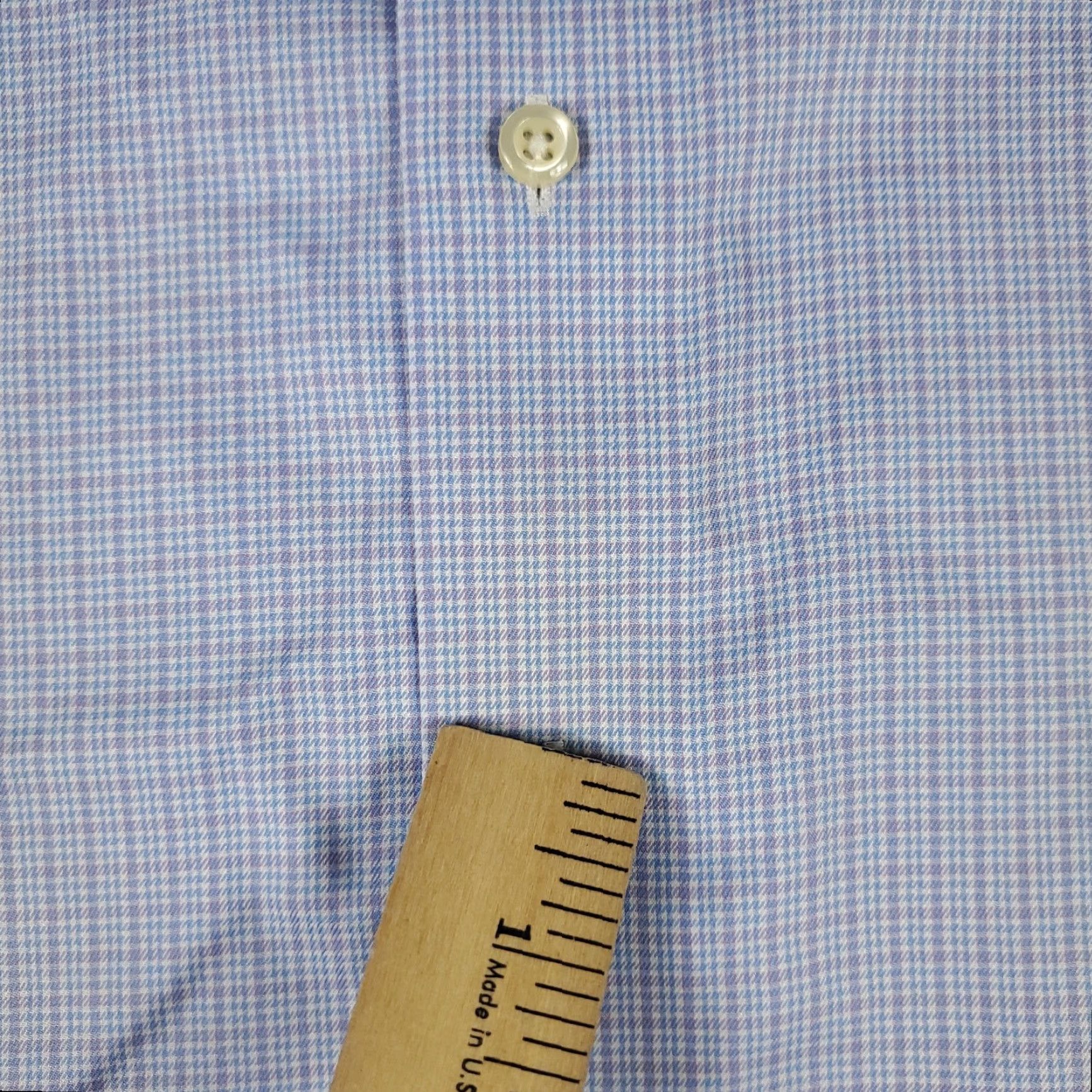 Brooks Brothers Brooks Brothers Dress Shirt Mens Size 18 Blue Plaid Long Sleeve Button Up Formal Casual Size 48R - 3 Thumbnail