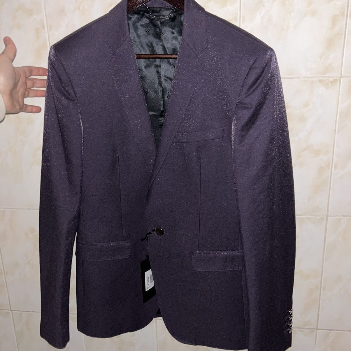 John Richmond JOHN RICHMOND Luminous Tailored Blazer Size 48R - 3 Thumbnail