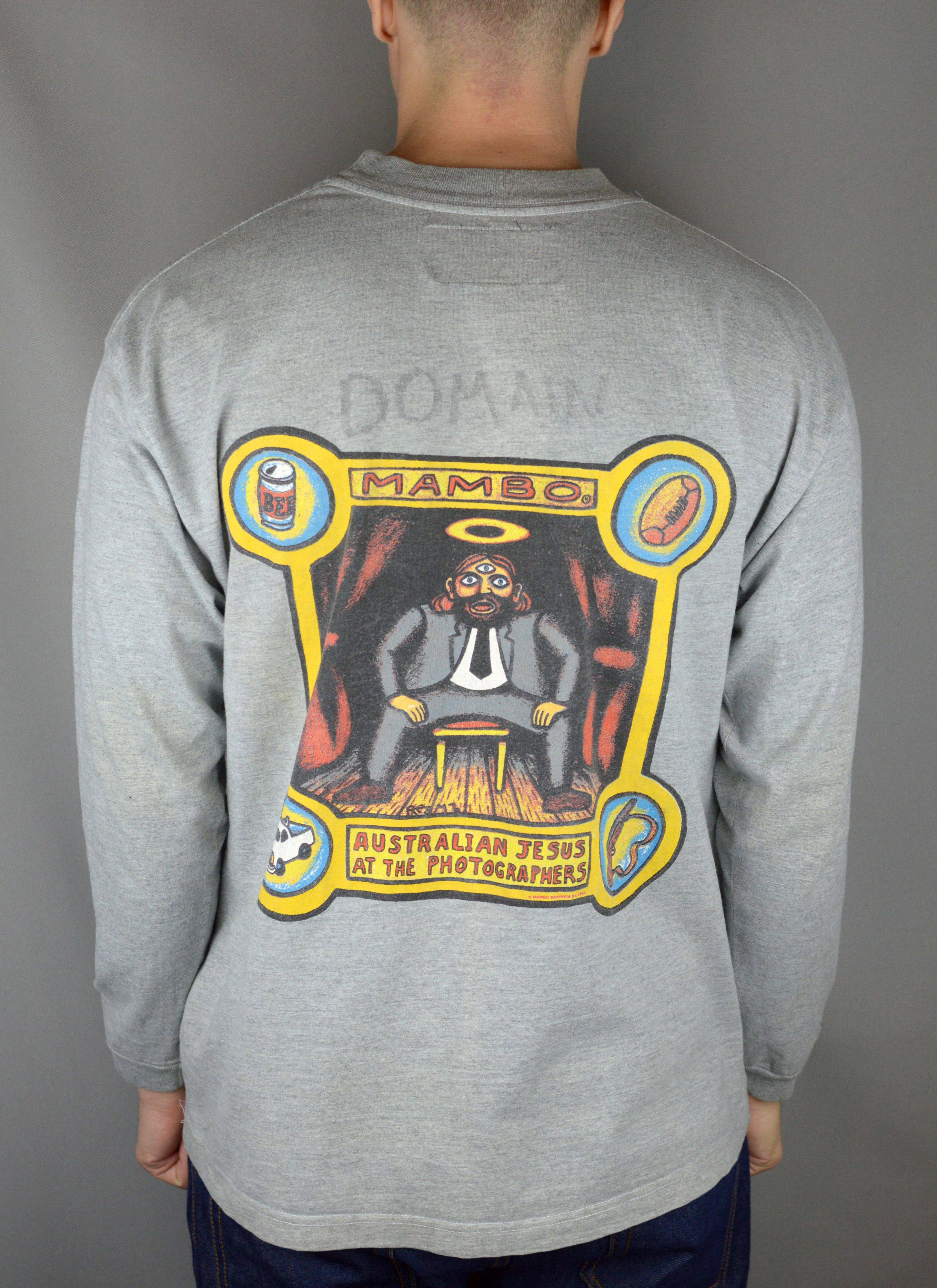 Mambo × Vintage Vintage Mambo Australian Jesus 90s long sleeve t shirt Size US L / EU 52-54 / 3 - 3 Thumbnail