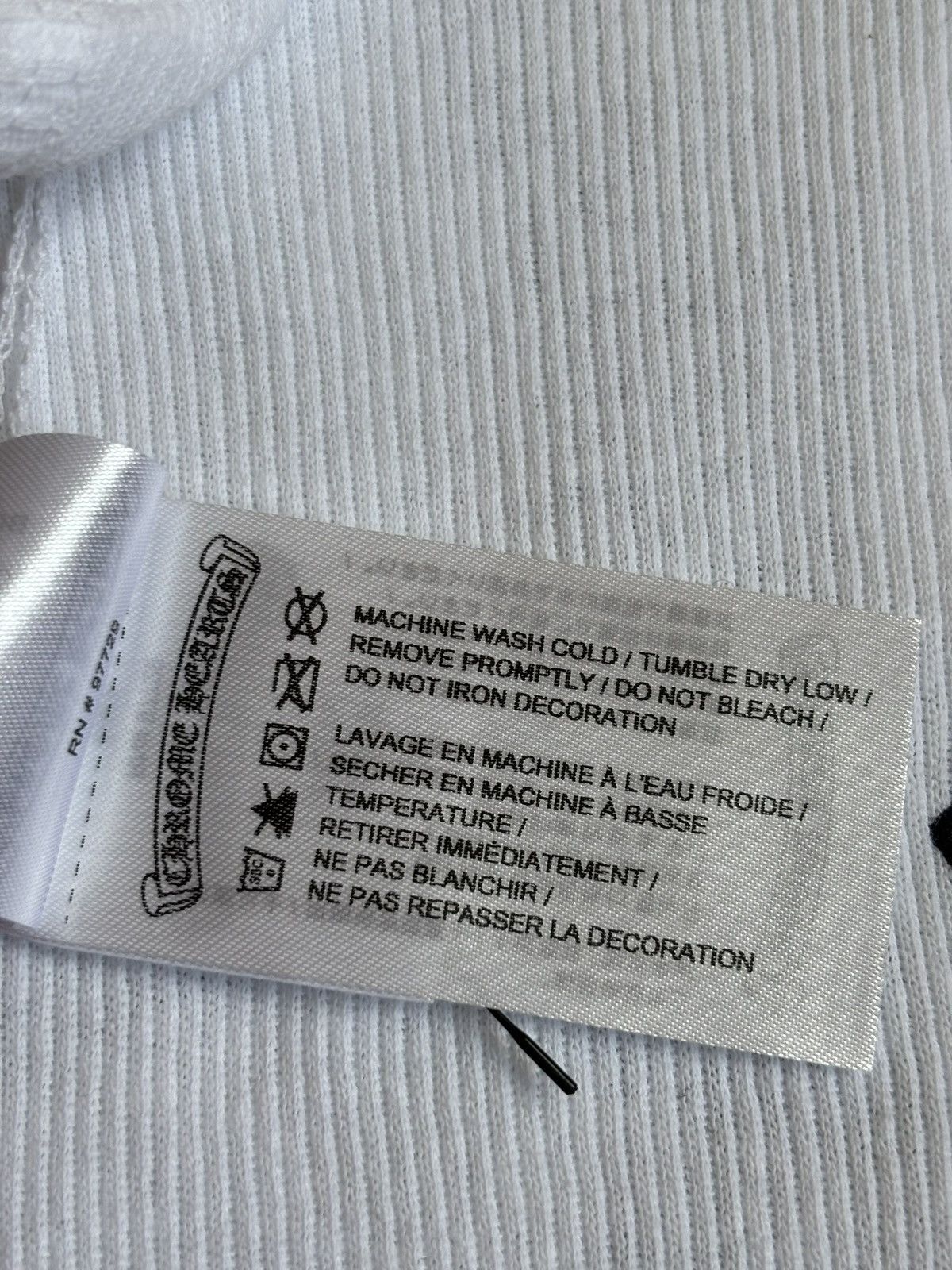 Chrome Hearts Chrome Hearts White Cross T Bar Tank Top Size US L / EU 52-54 / 3 - 6 Thumbnail