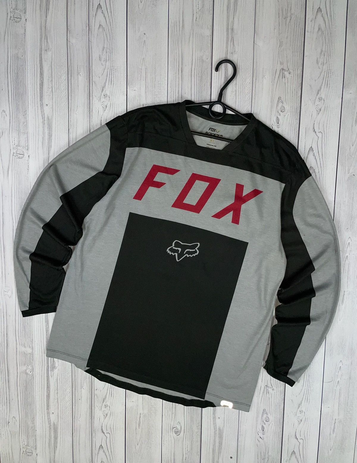 Fox Racing Vintage FOX racing jersey wool size XL cycling bike Size US XL / EU 56 / 4 - 1 Thumbnail