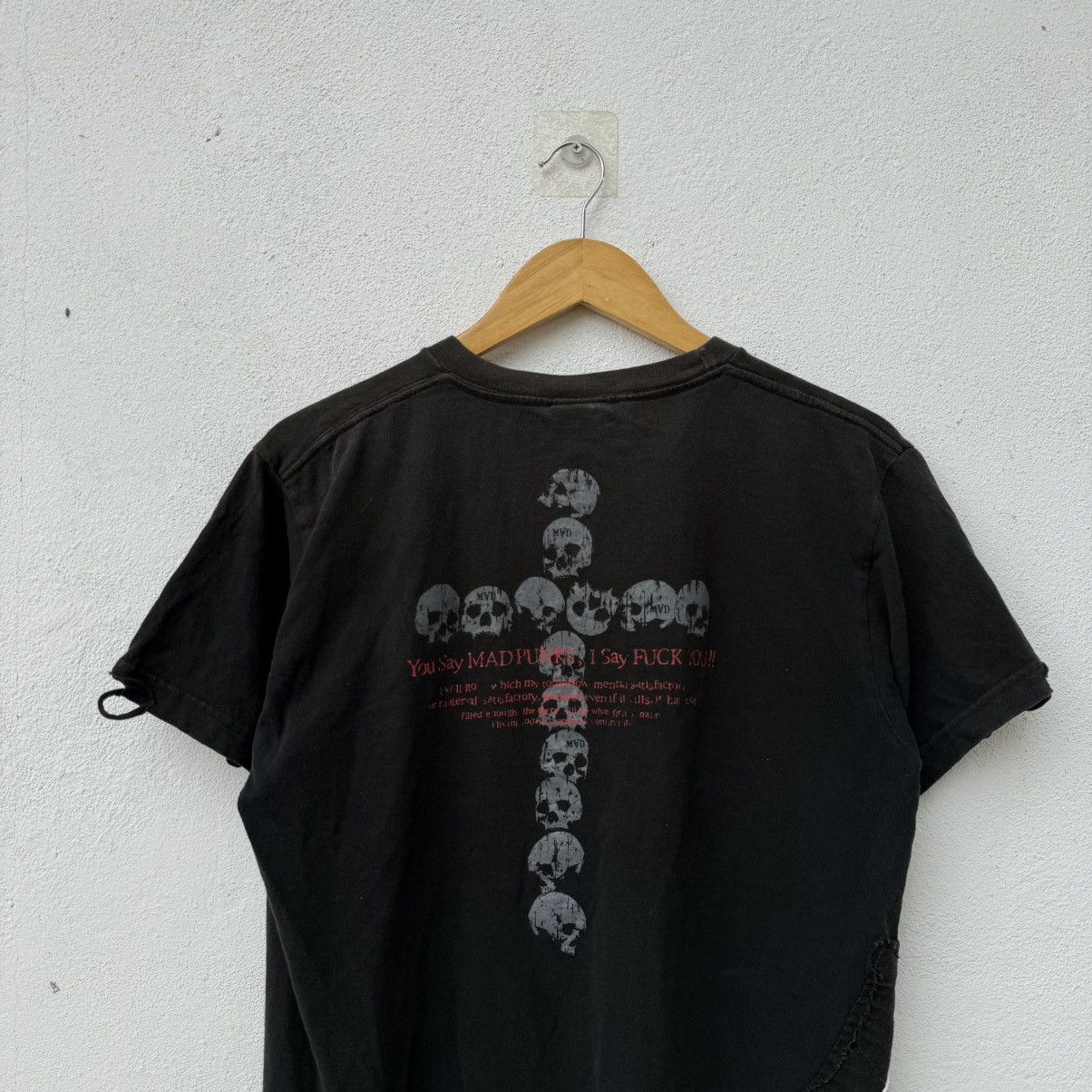 Seditionaries Vintage Mad Punk Gothic Cross Bondage Shirt Size US L / EU 52-54 / 3 - 4 Thumbnail