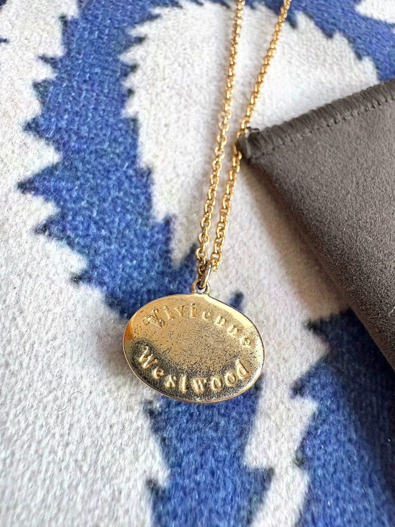 Vivienne Westwood Vivienne Westwood Mid-old golden honeycomb necklace Size ONE SIZE - 2 Thumbnail