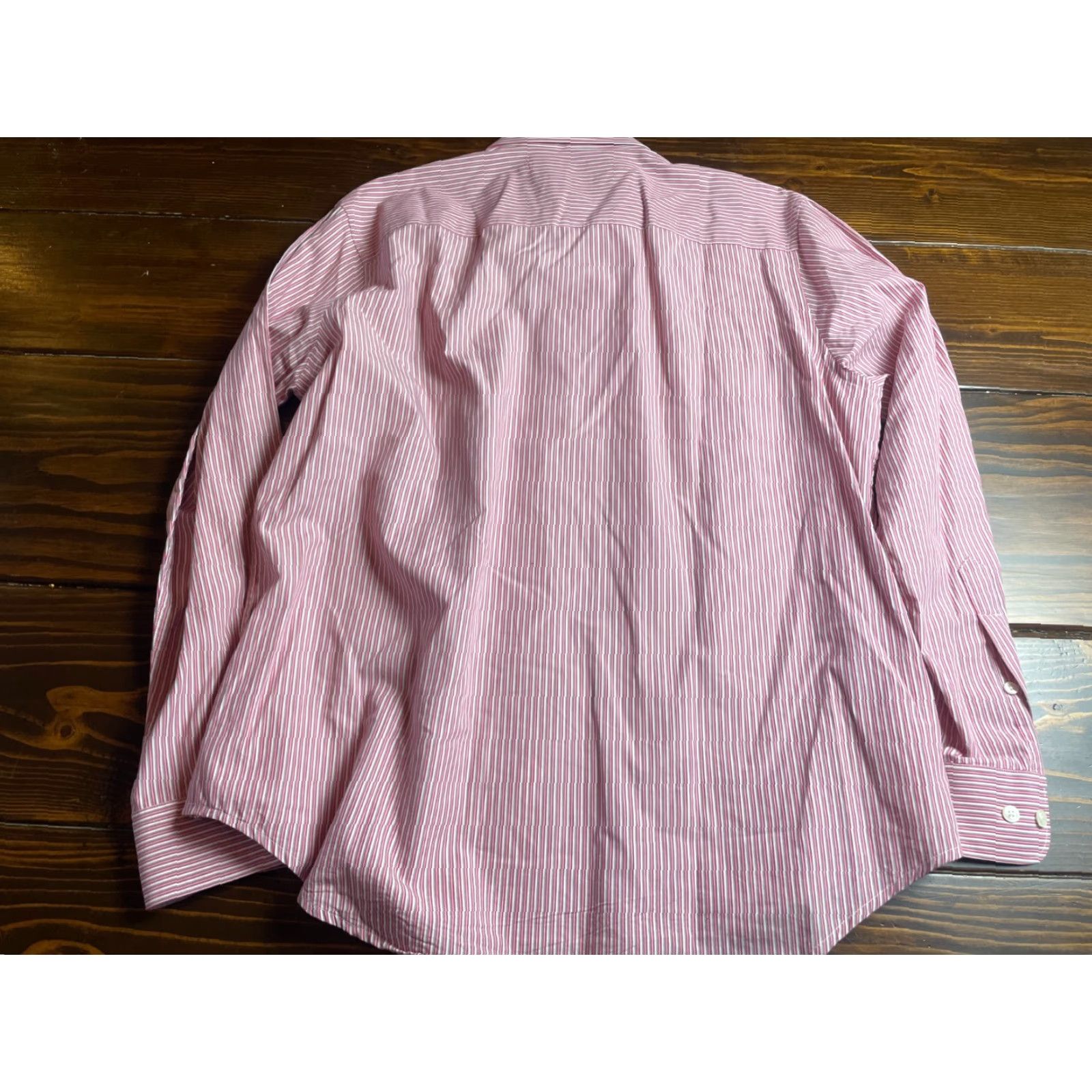 Perry Ellis Perry Ellis City Fit Shirt Men's XL Pink White Gray Button Up Long Sleeve Size US XL / EU 56 / 4 - 8 Thumbnail