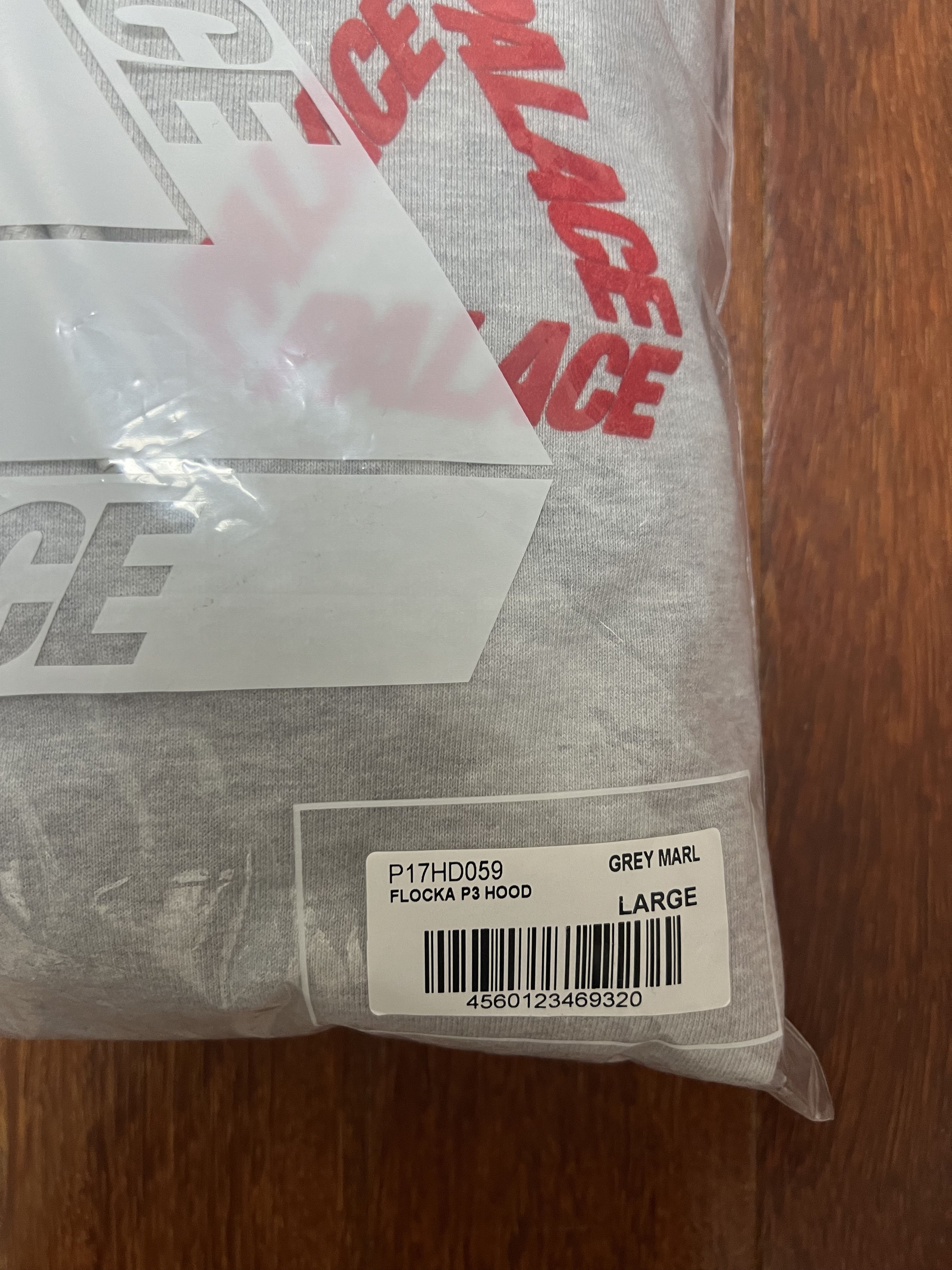 Palace 💚 2019 Palace Flocka P3 Hoodie Grey Marl Large NEW Size US L / EU 52-54 / 3 - 11 Thumbnail