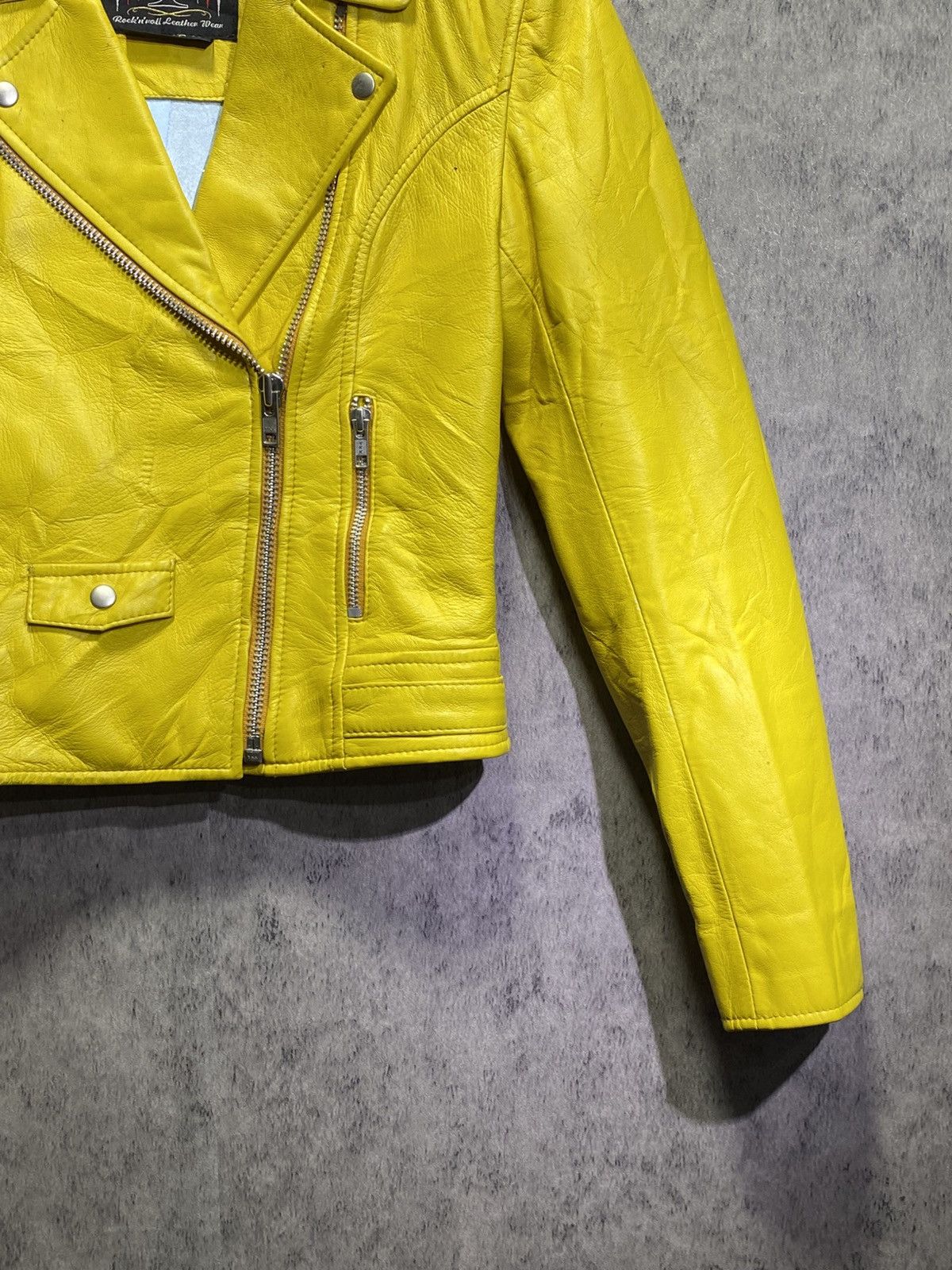 If Six Was Nine × Japanese Brand × Le Grande Bleu (L.G.B.) ACE LEATHER JACKET DOUBLE COLLAR Size US XS / EU 42 / 0 - 4 Thumbnail