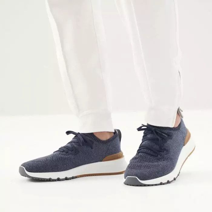 Brunello Cucinelli o1la1rc1a0425 Sneakers in Dark Blue Size US 11 / EU 44 - 5 Thumbnail