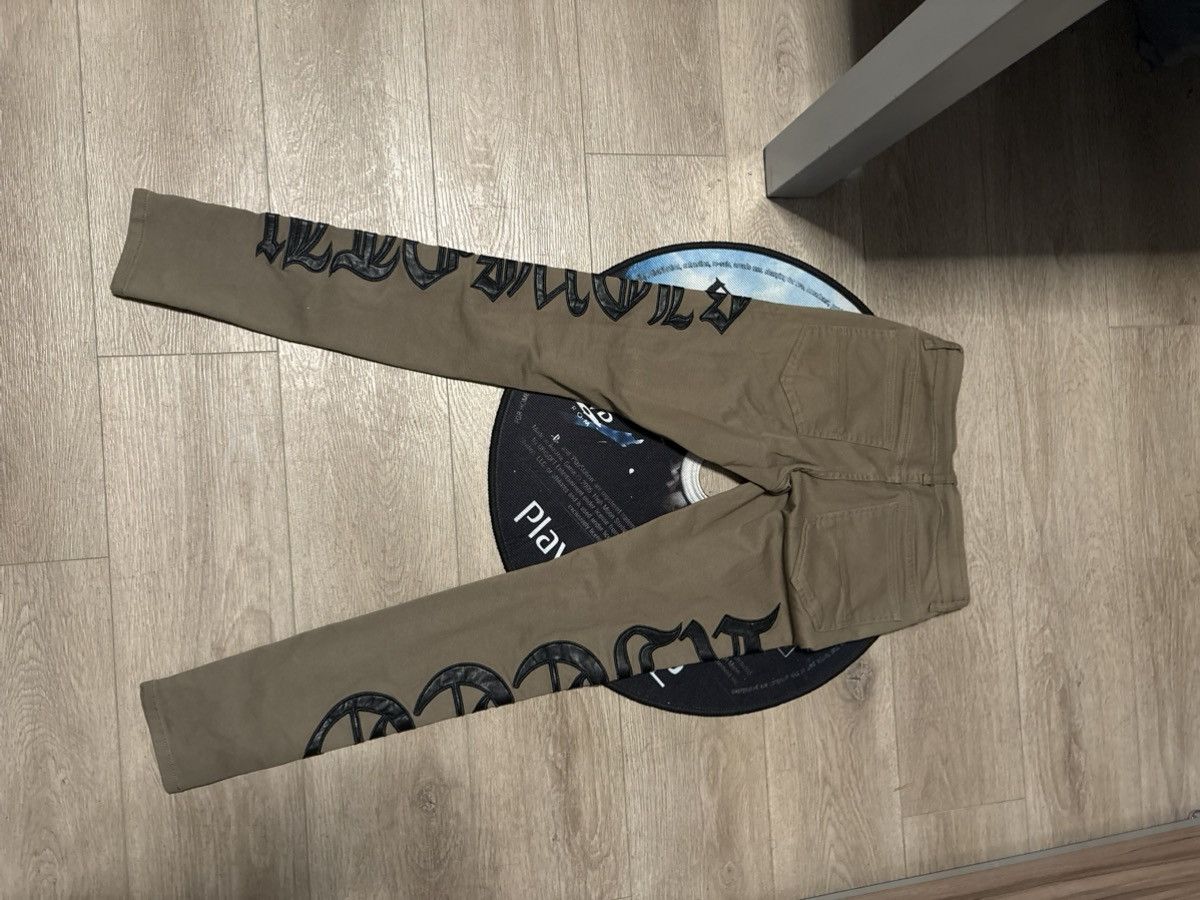 Other Leather patched skinny jeans Size US 28 / EU 44 - 2 Thumbnail