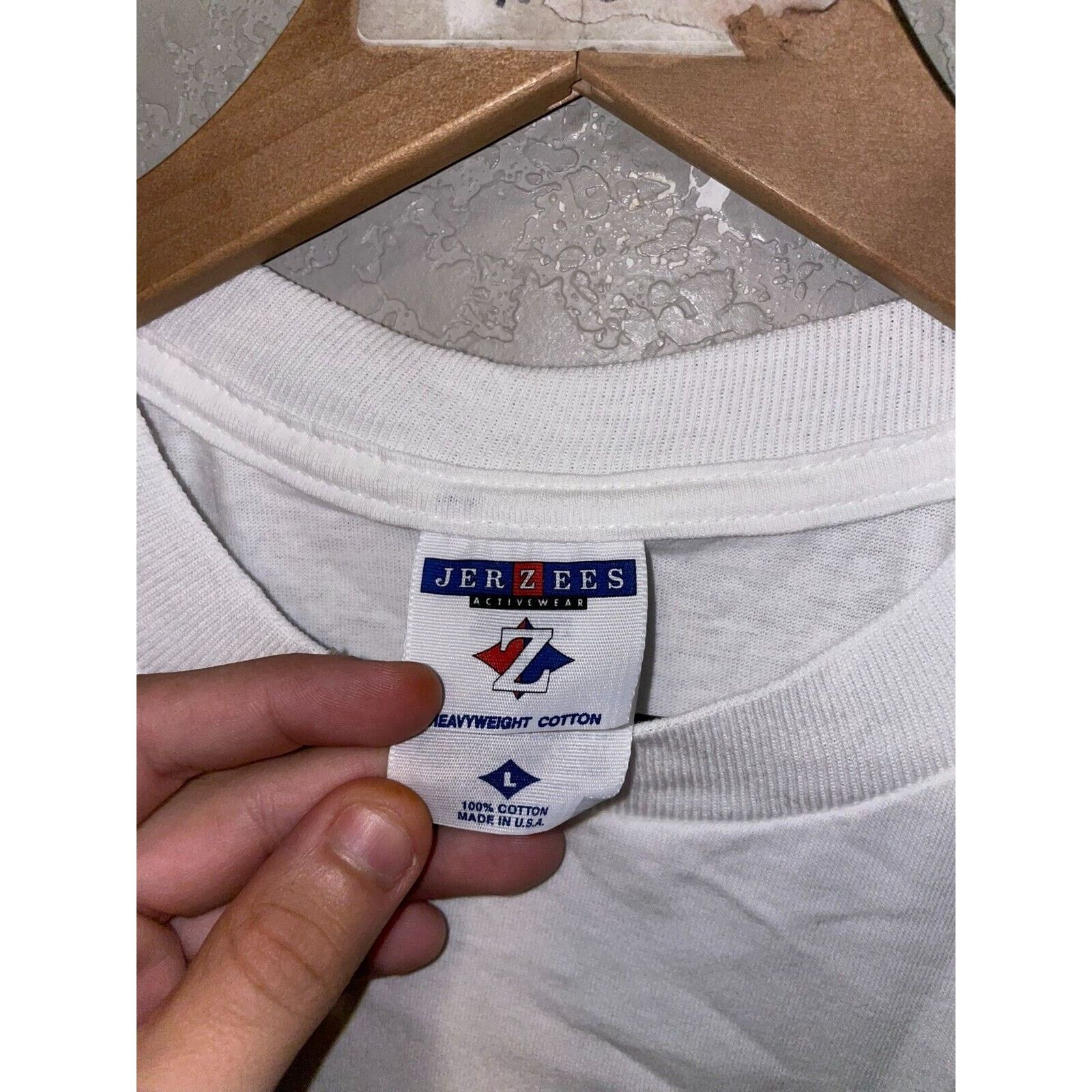 Jerzees 90s Crested Butte CO Alpine Ski Skiing White Shirt VTG L Size US L / EU 52-54 / 3 - 4 Thumbnail