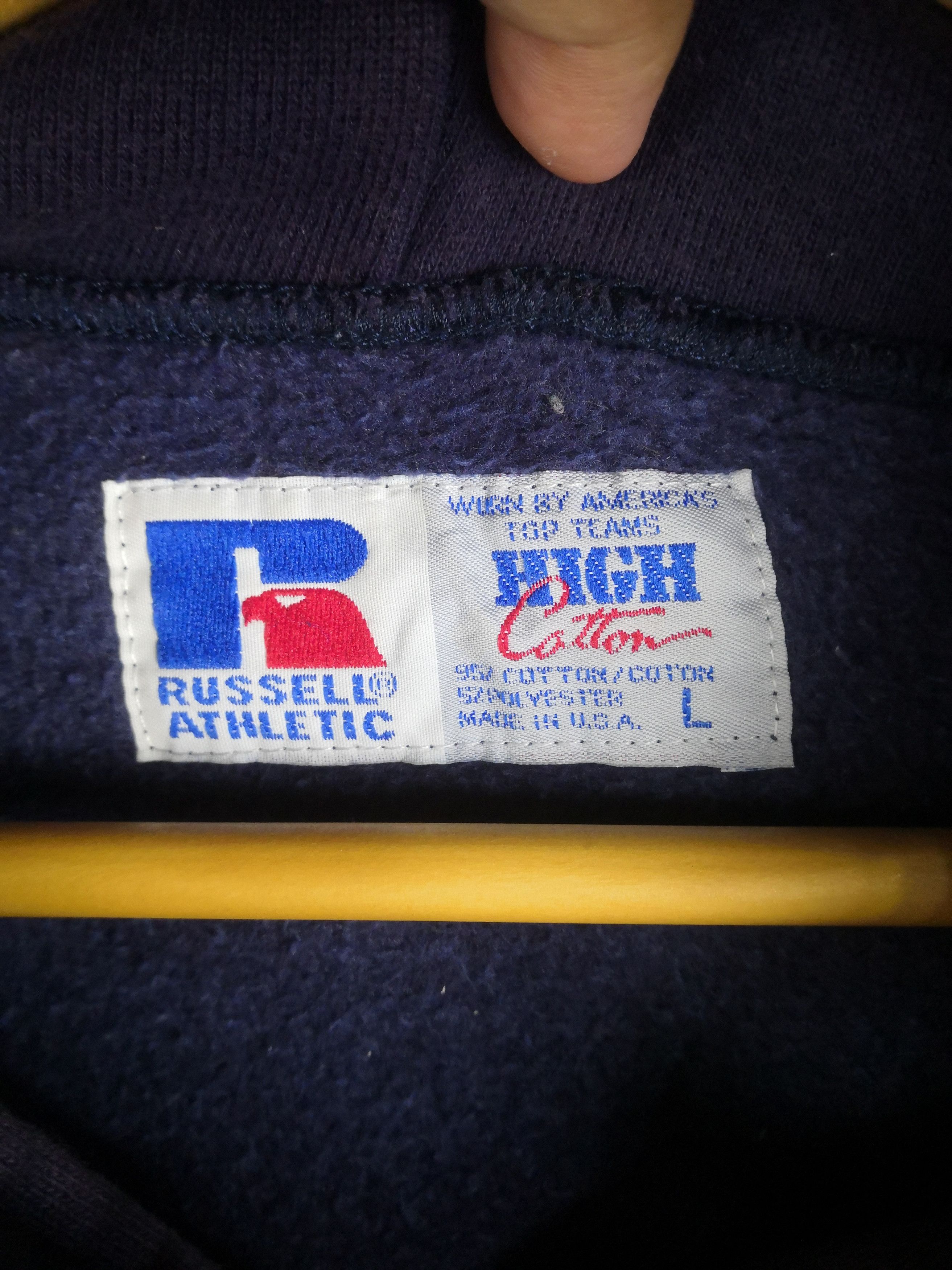 Russell Athletic Vintage 90s Russell Athletic Hoodie Sweatshirt Sweater Size US L / EU 52-54 / 3 - 4 Thumbnail