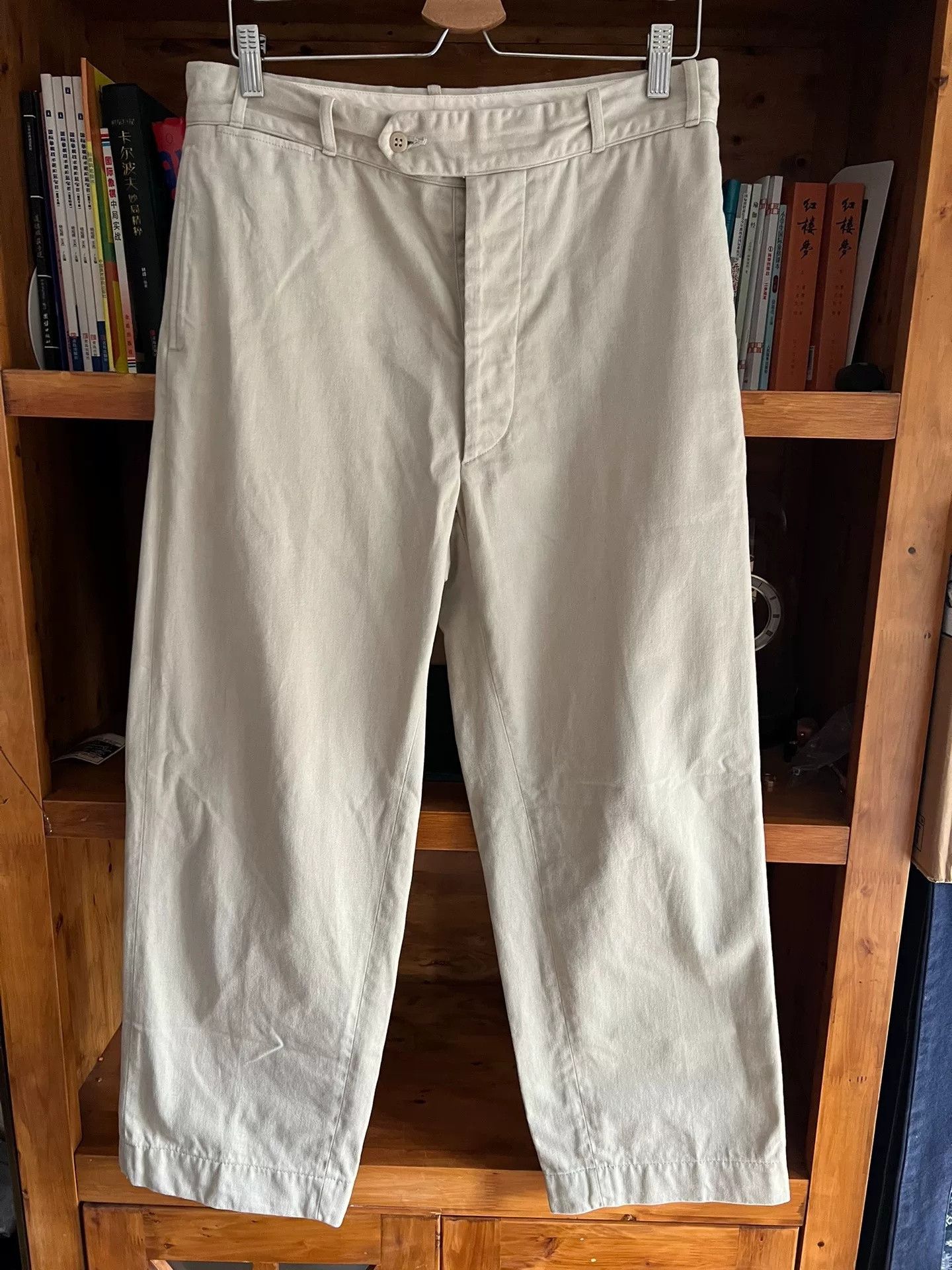 At Last & Co Atlast&Co Timeworn Beige Trousers Size US 34 / EU 50 - 1 Thumbnail