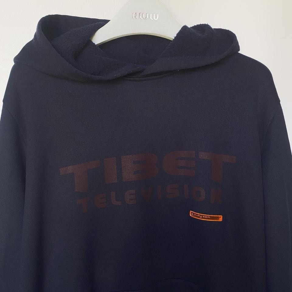 Vintage e-play tibet television print hoodie Size US L / EU 52-54 / 3 - 3 Thumbnail