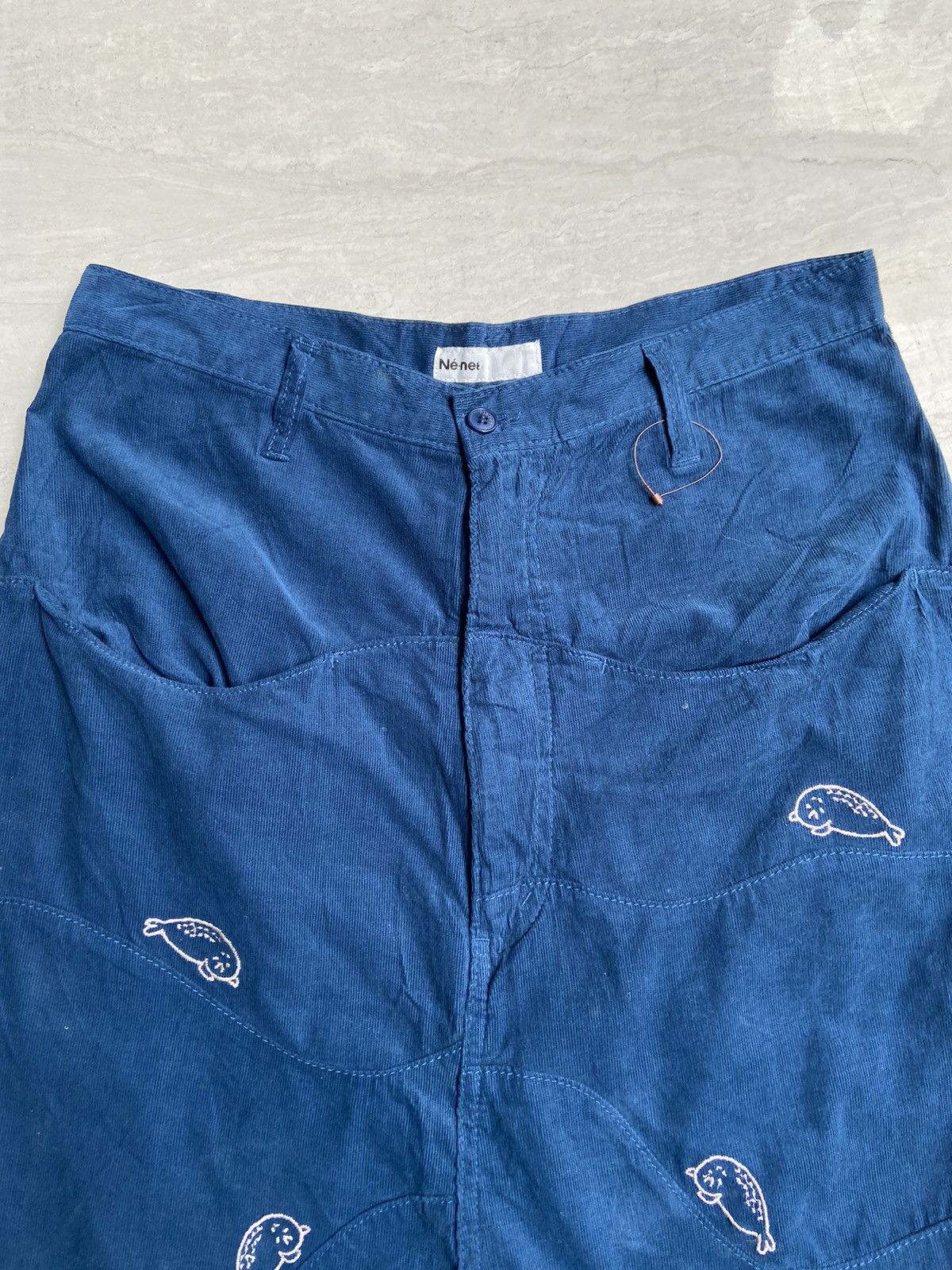 Issey Miyake NE-NET Blue Balloon Pants Size US 30 / EU 46 - 10 Thumbnail