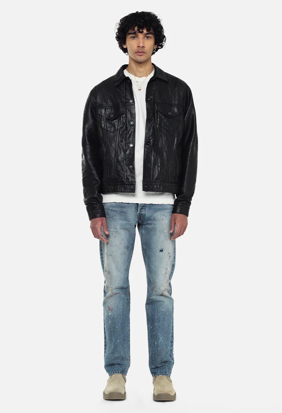 John Elliott Leather Thumper Jacket Type 3 Size US XS / EU 42 / 0 - 3 Thumbnail