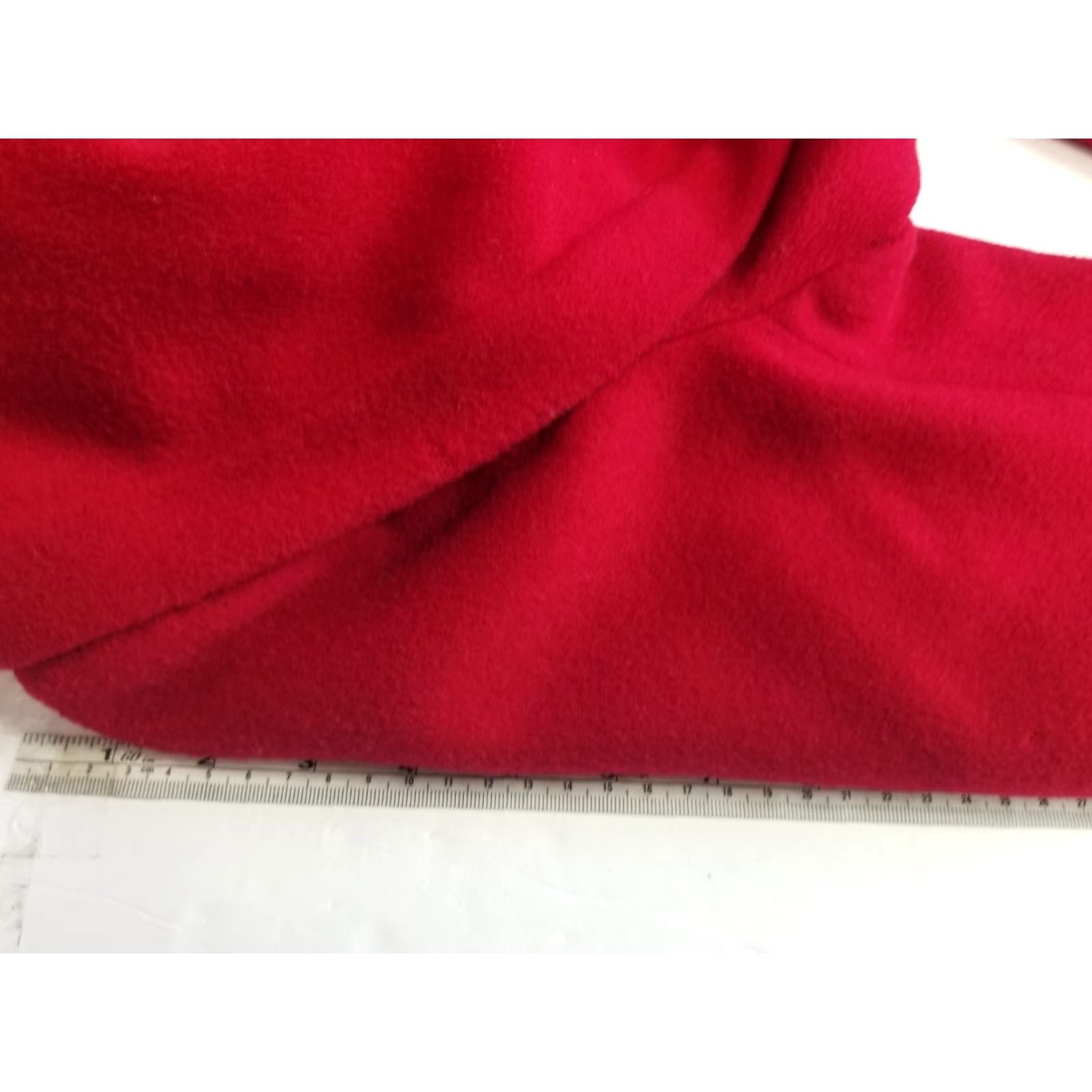 Vogue VINTAGE La Vogue Women's Coat Pea Wool Red USA Size 12 Size XL / US 12-14 / IT 48-50 - 7 Thumbnail