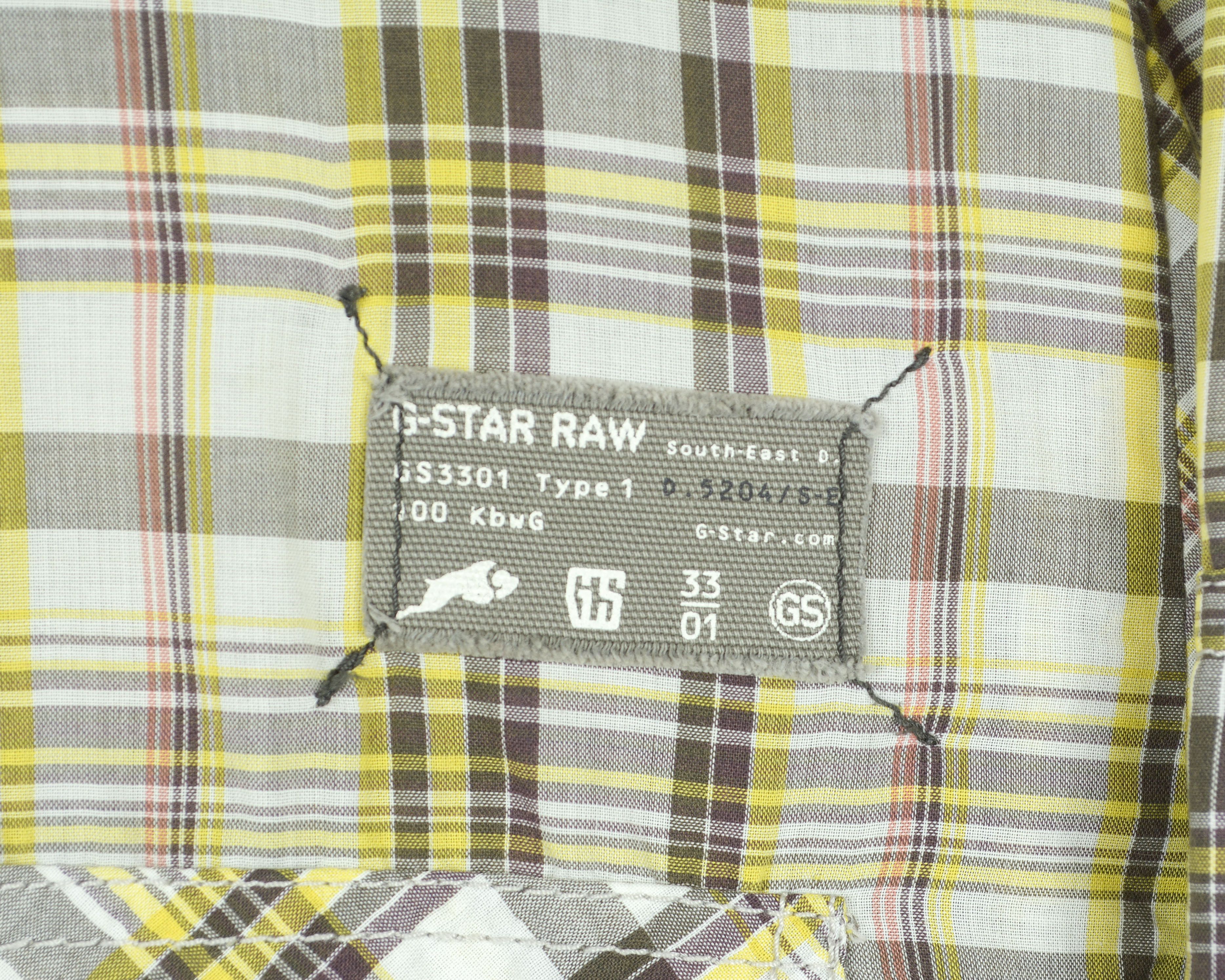 G-Star Checked Shirt XL Casual Poly Cotton Long Sleeved Button Up Size US XL / EU 56 / 4 - 3 Thumbnail