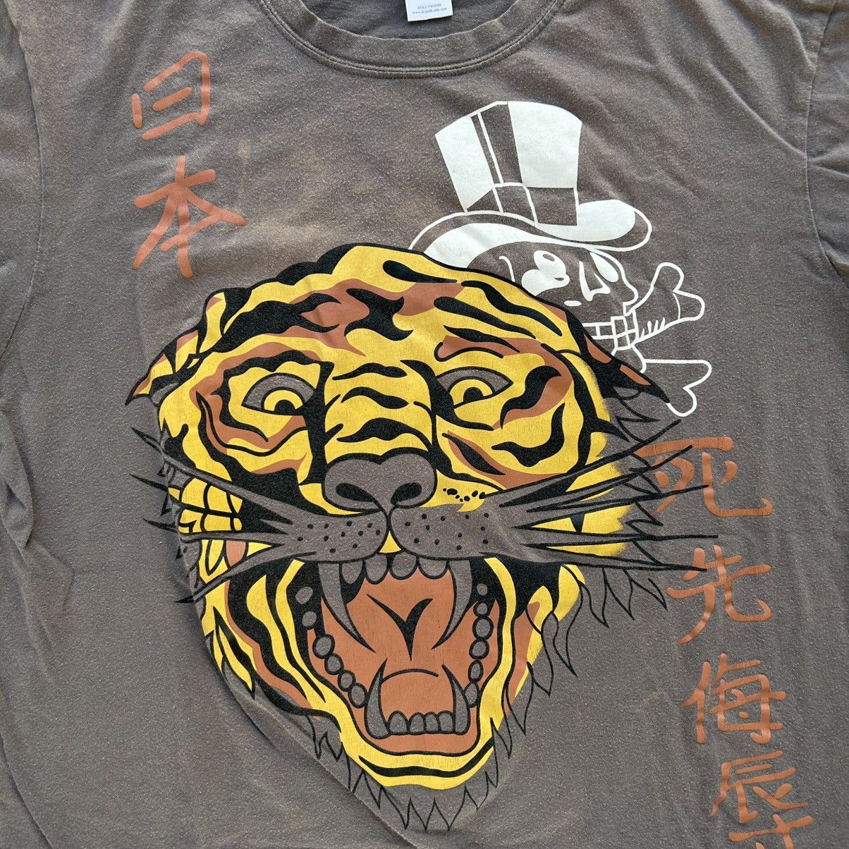 Ed Hardy Vintage Y2K Ed Hardy Tiger Skulls Tattoo Shirt Size XL Size US XL / EU 56 / 4 - 2 Thumbnail